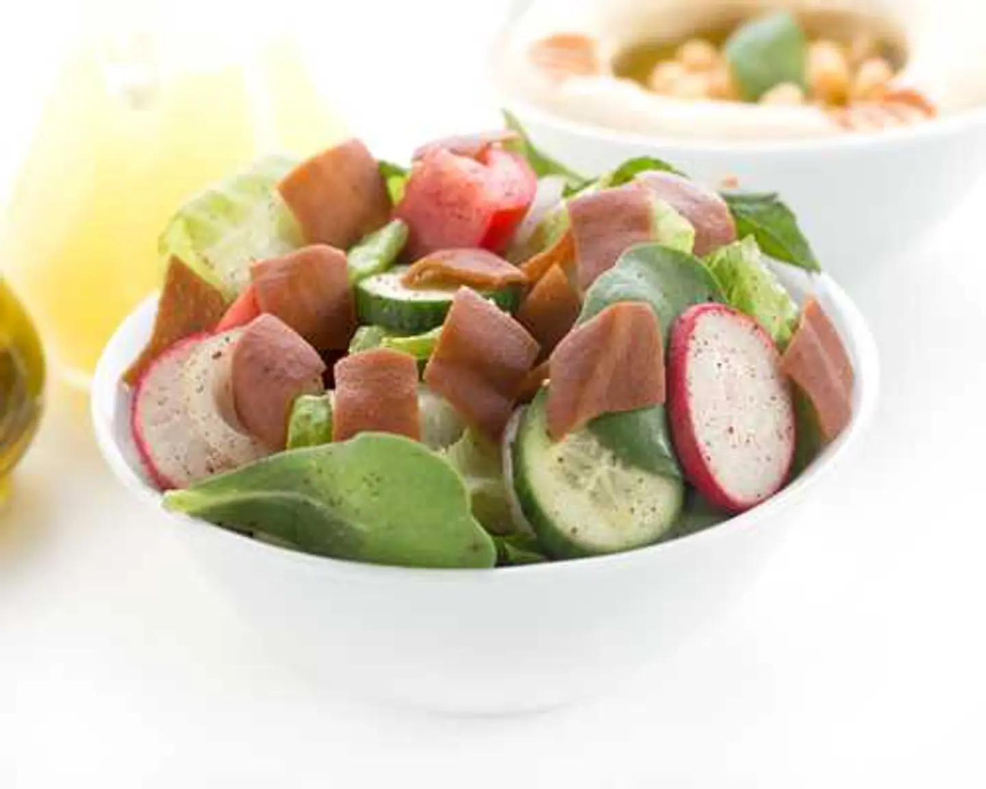 صحن سلطة فتوش صغير