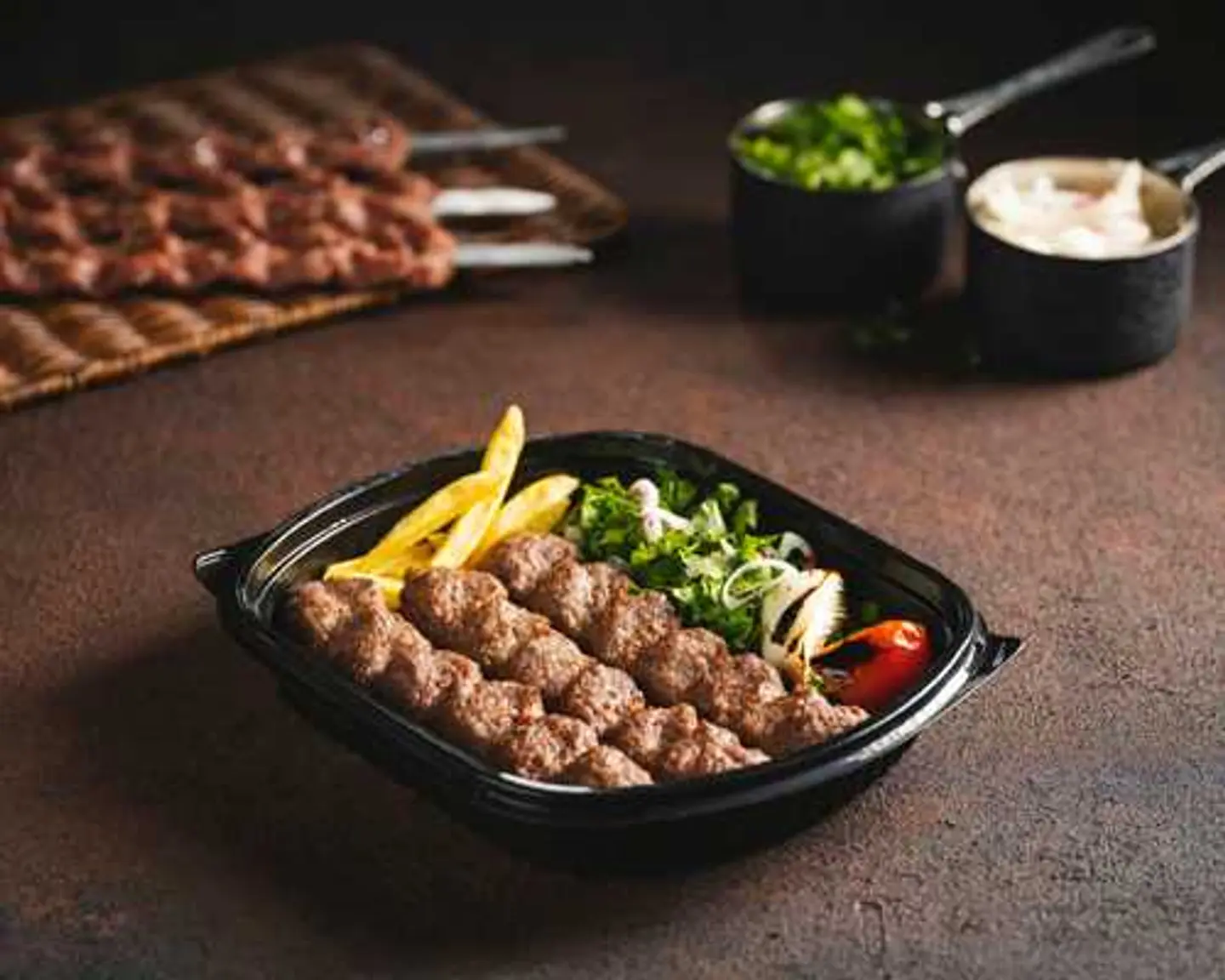 صحن كباب لحم