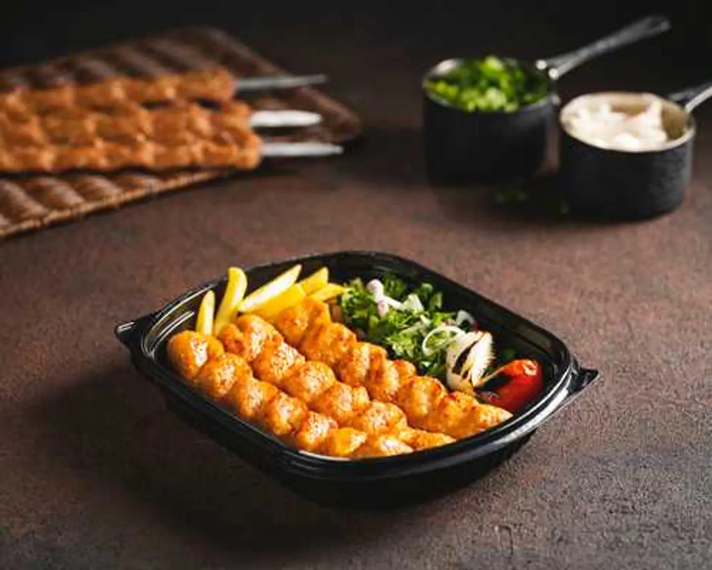 صحن كباب دجاج