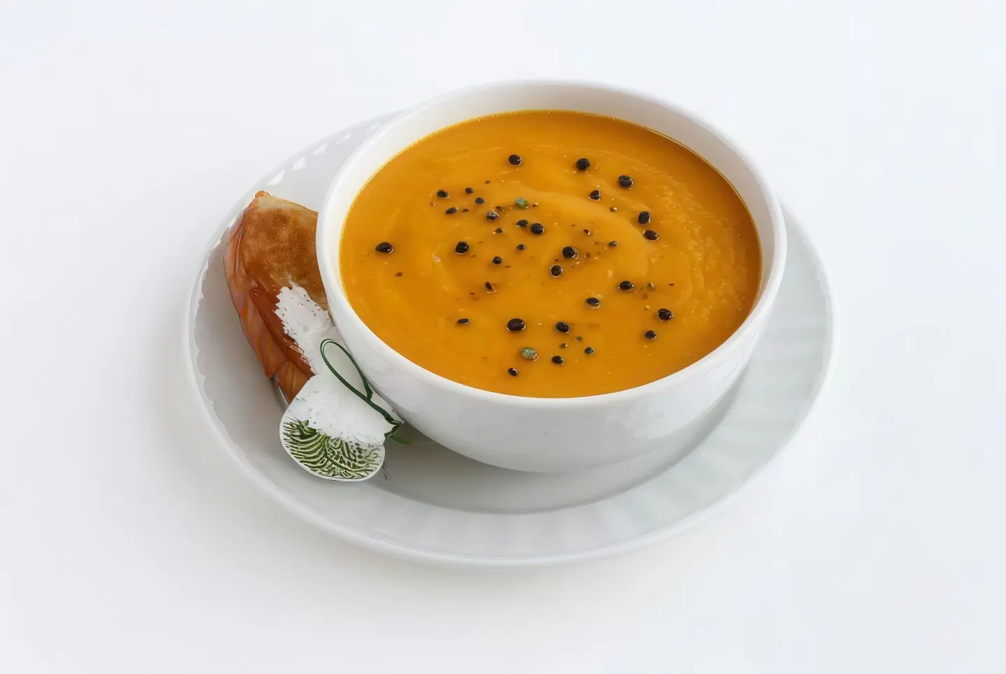 شوربة الجمبري الحمراء