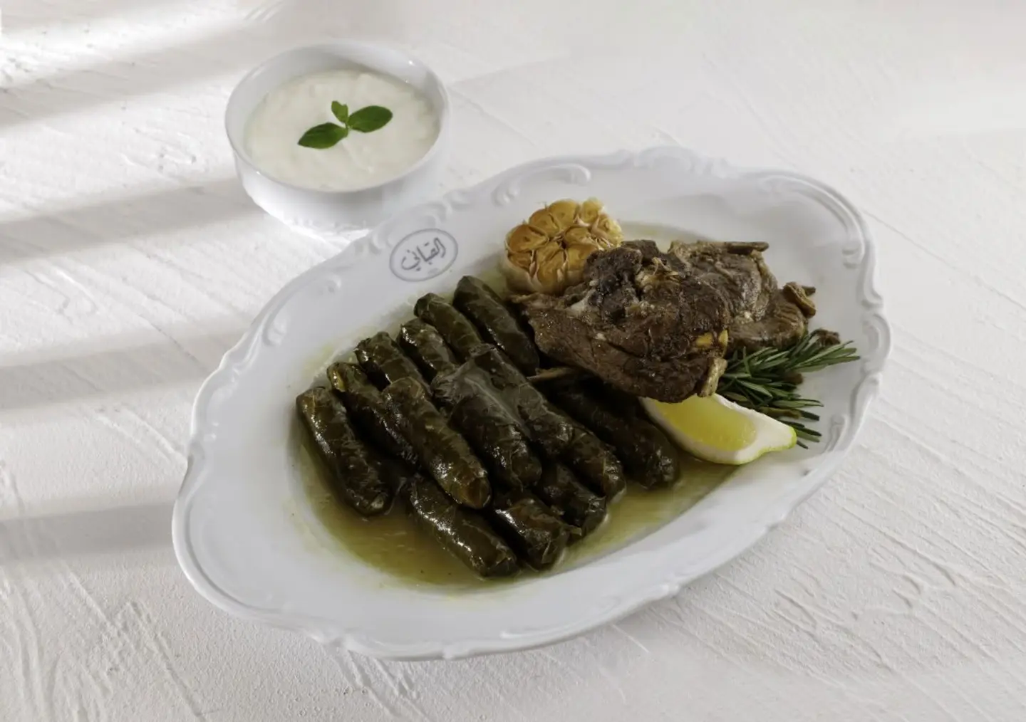 ورق عنب لحمة وريش