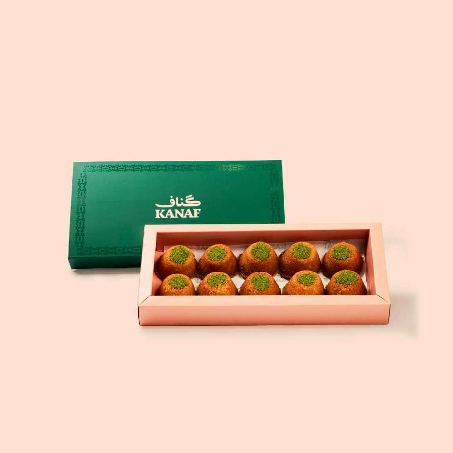 Small Box Of Mini Kunafa And Cream