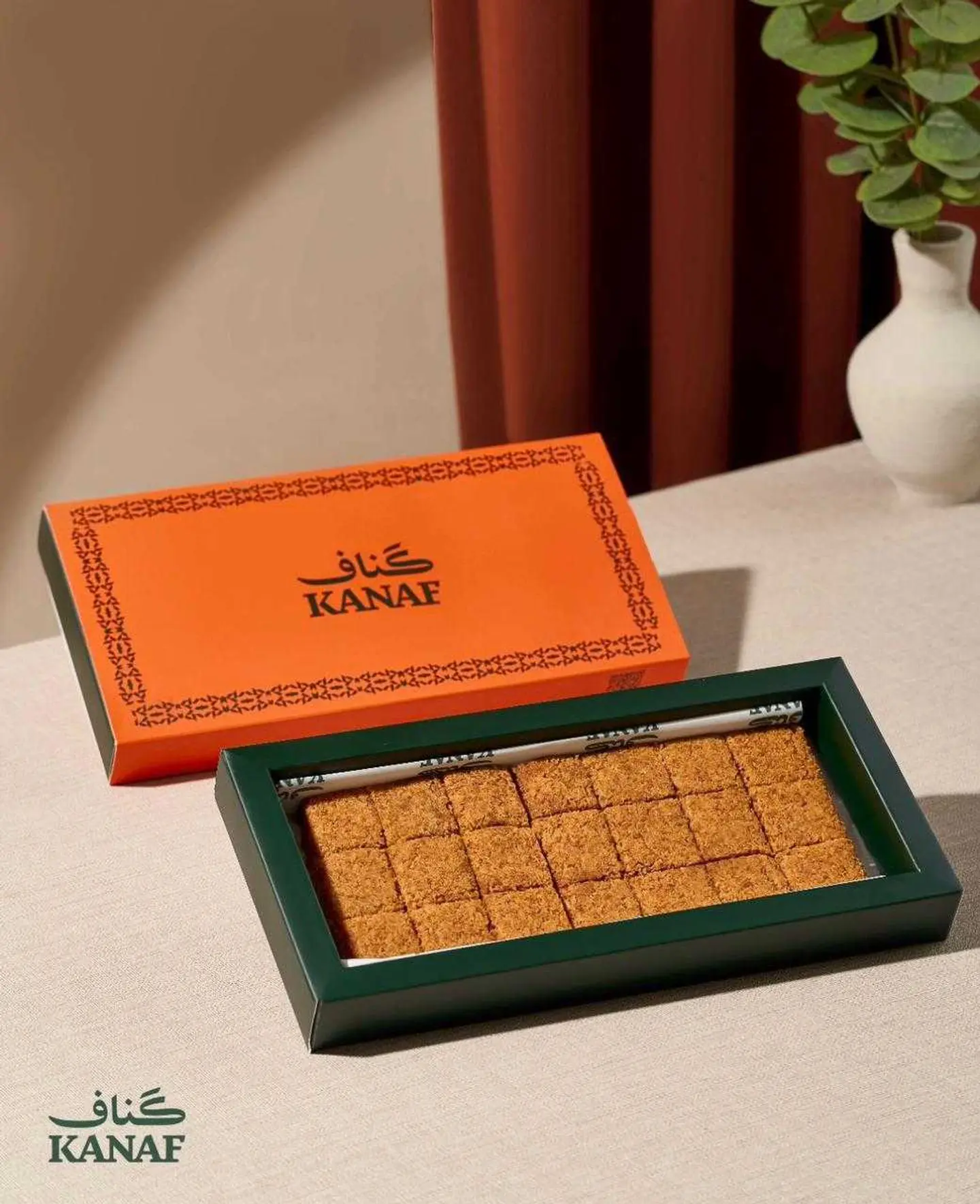 علبة كنافه حليب محموس صغير