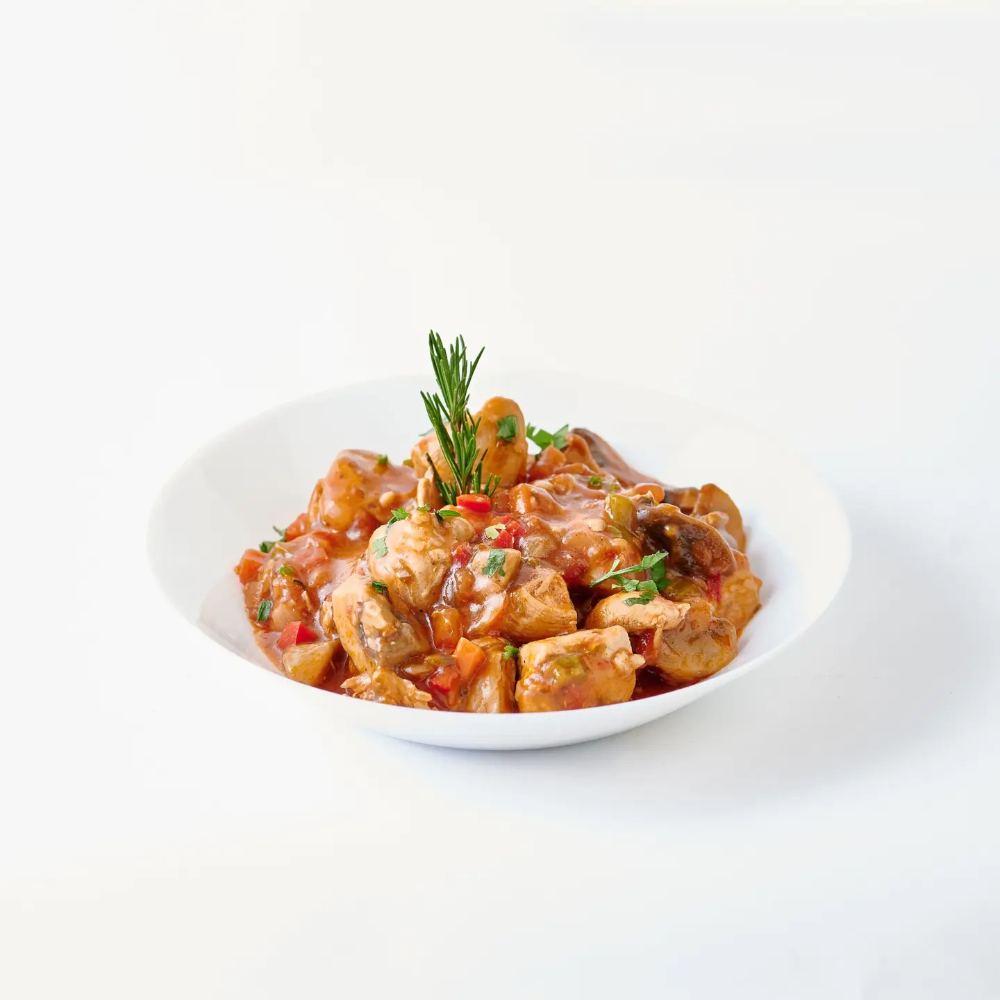 Chicken With Mushrooms And Vegetables