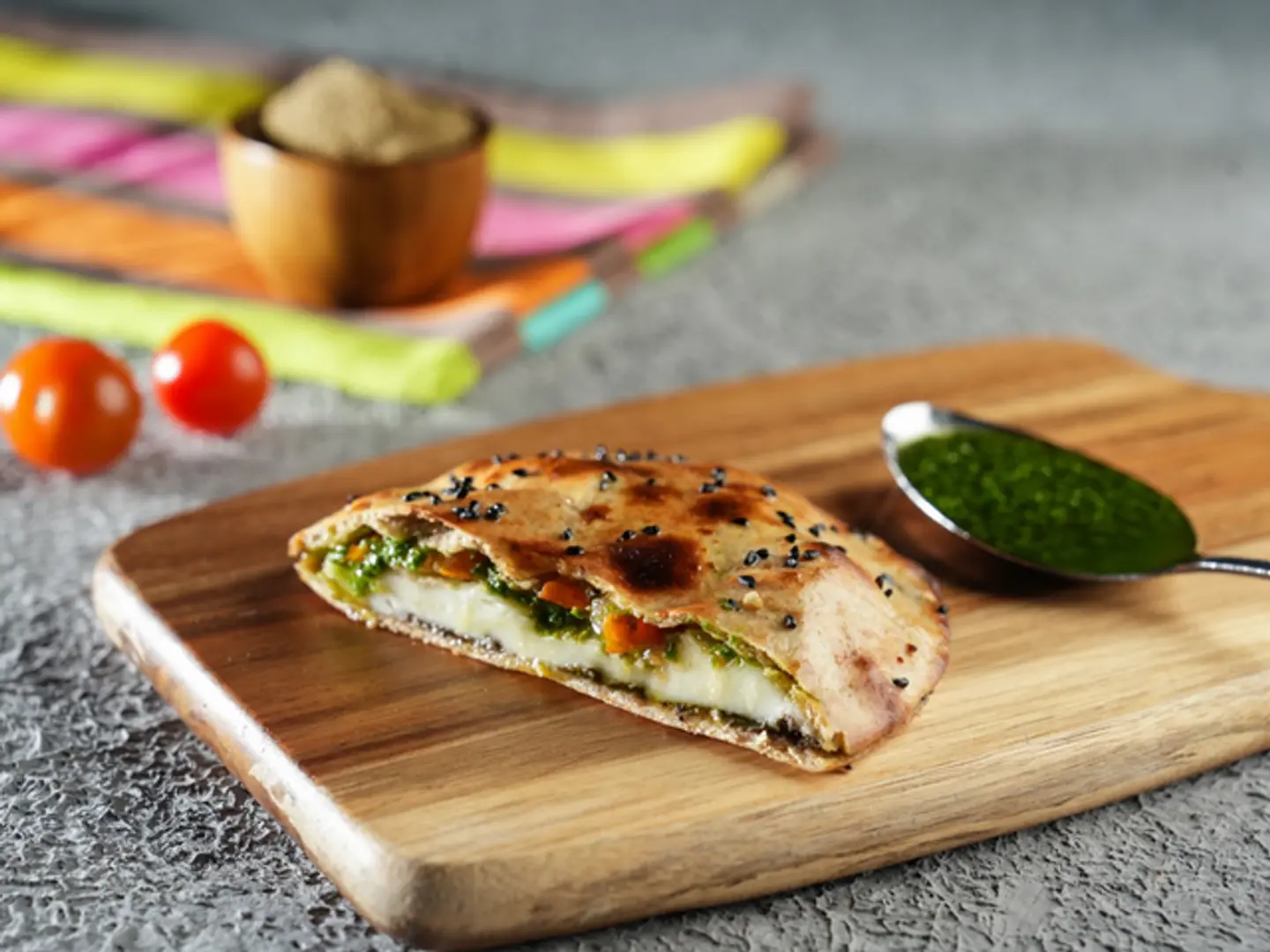 Halloumi Cheese (100% Whole Wheat Bread)