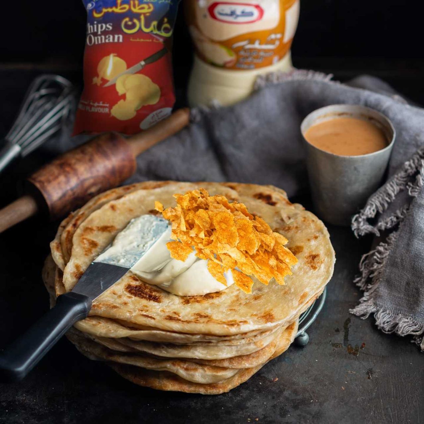 Chips And Cheese Chapati