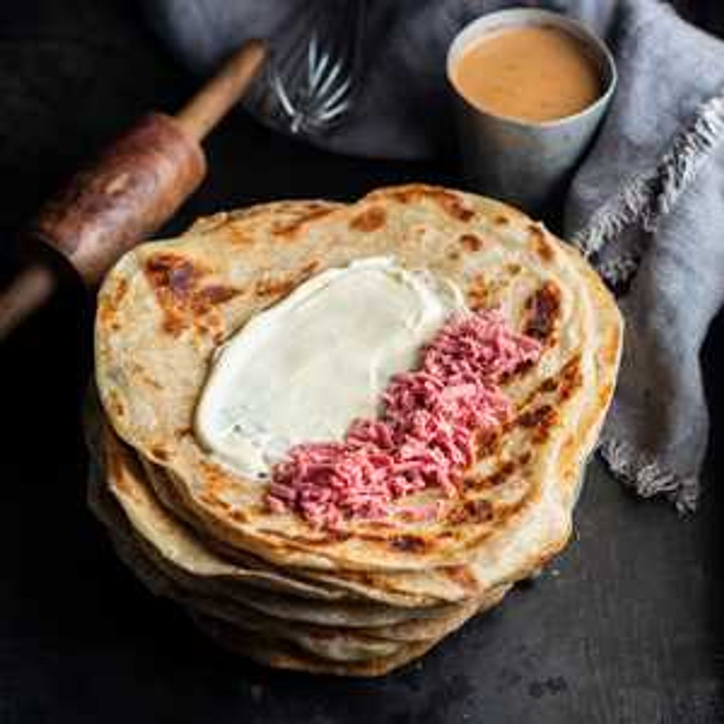 Mortadella Cheese Chapati
