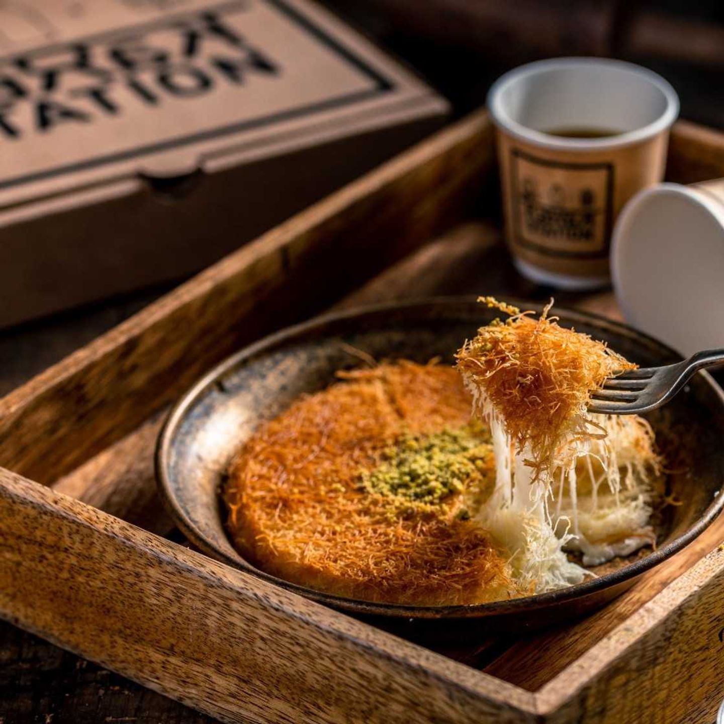 Kunafa With Cream