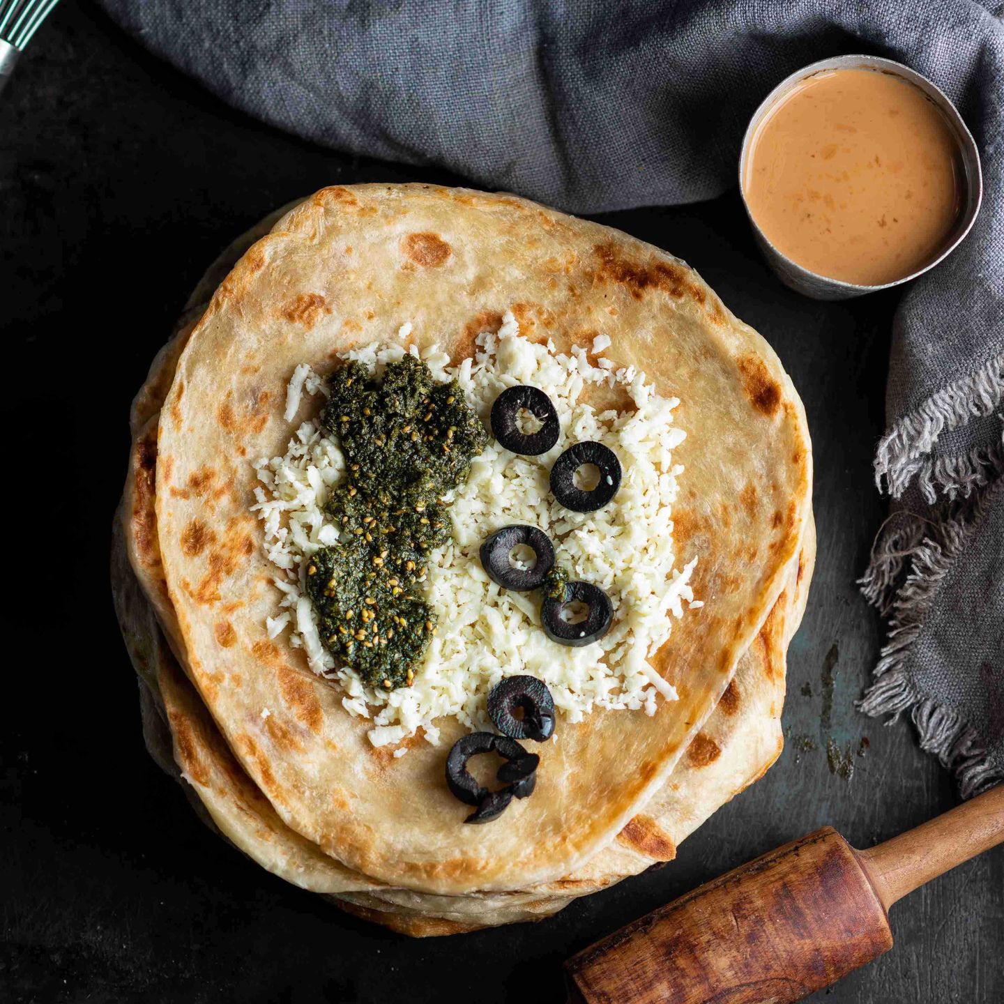 Halloumi Chapati