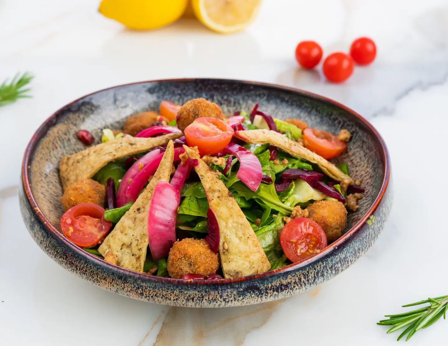 جرجير مع الزيتون