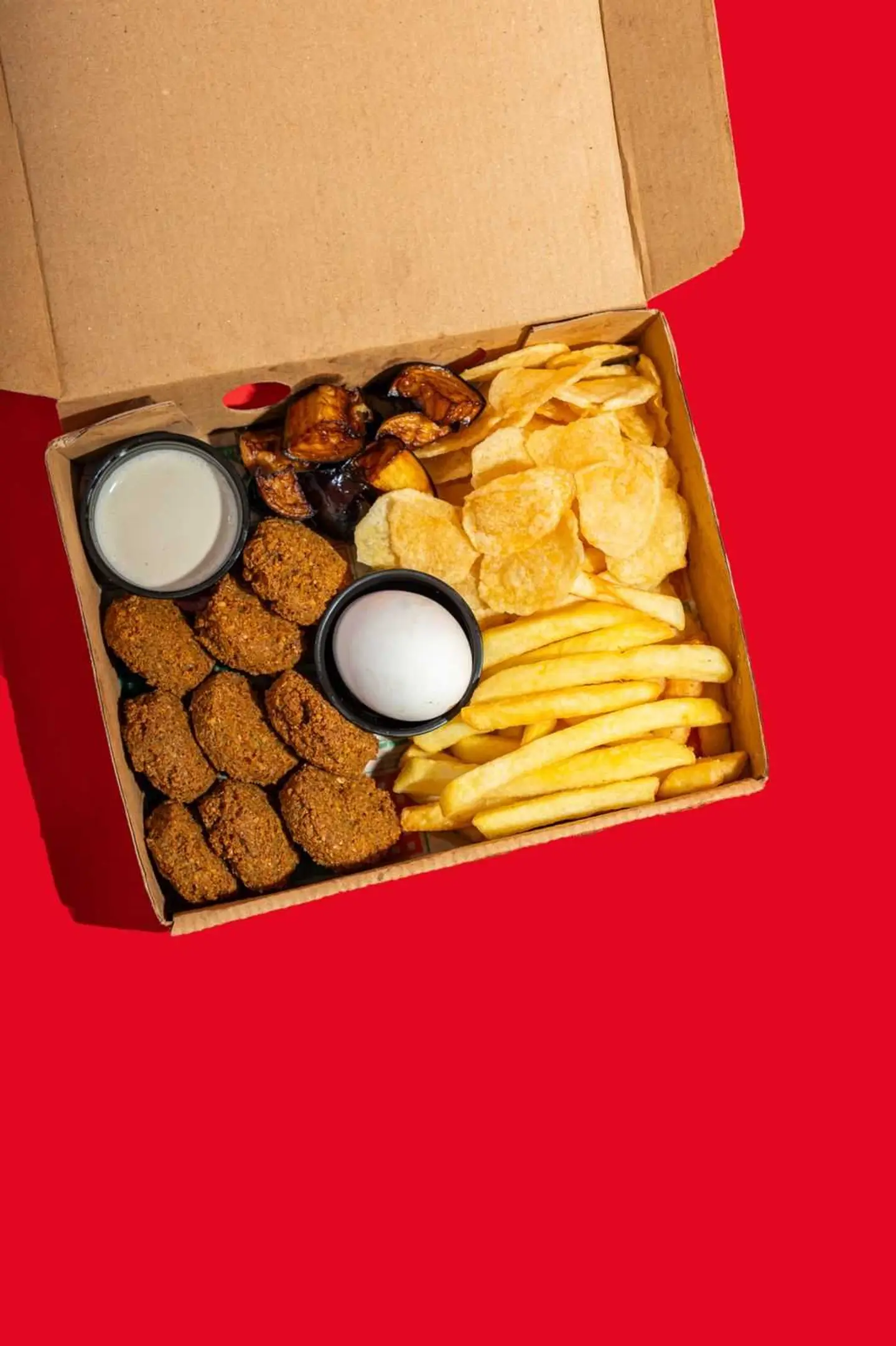 صحن فلافل صغير