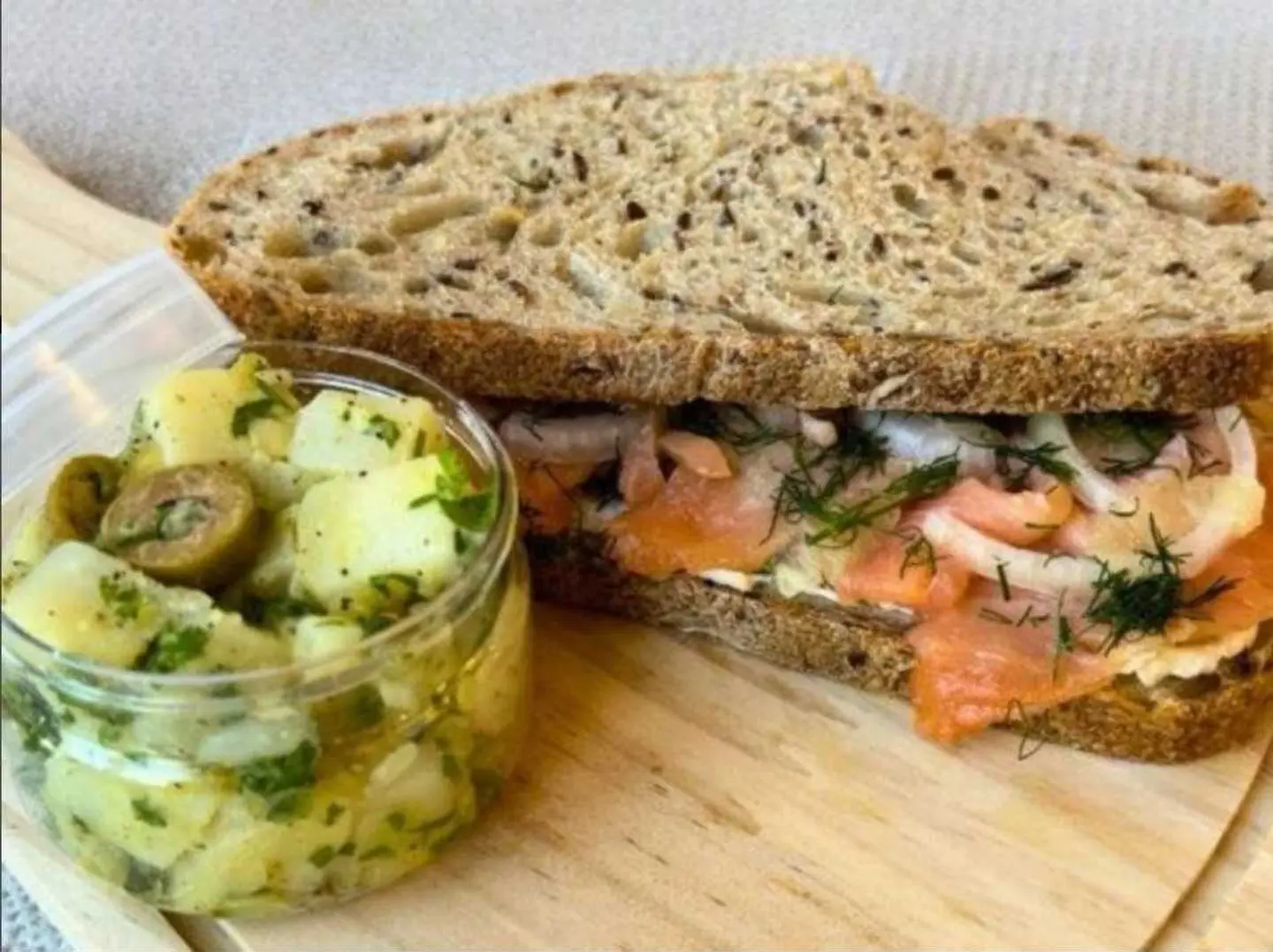 سالمون مدخن