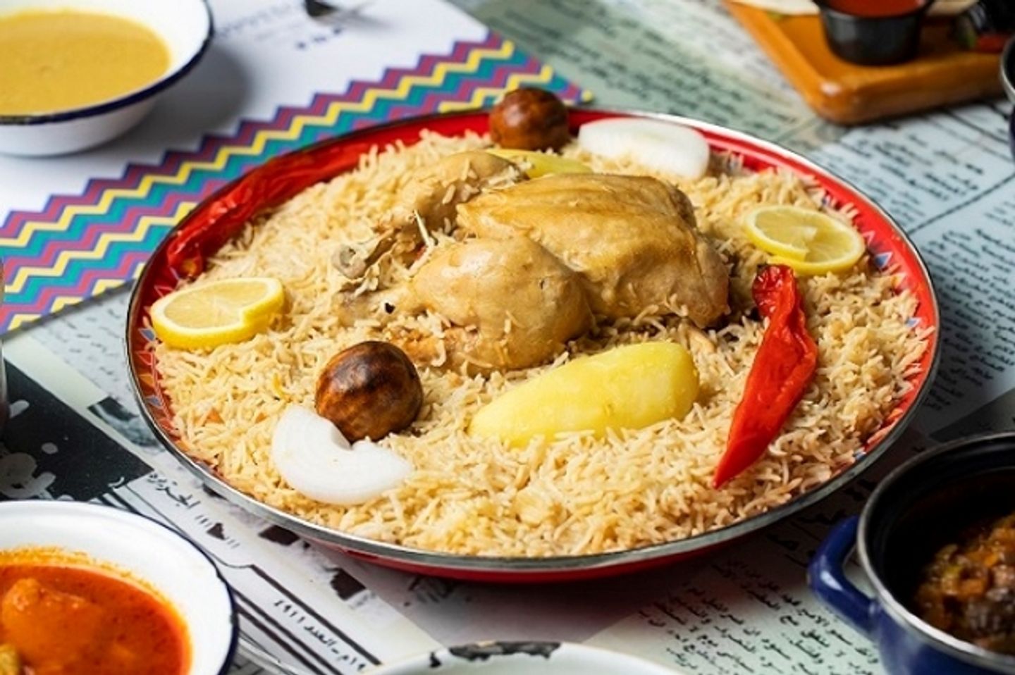 كبسة بر دجاج ٢\١ حبة