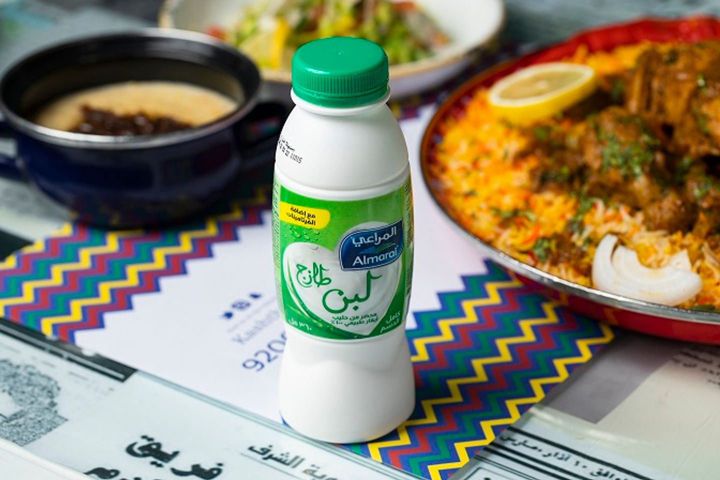 طازج لبن - وسط