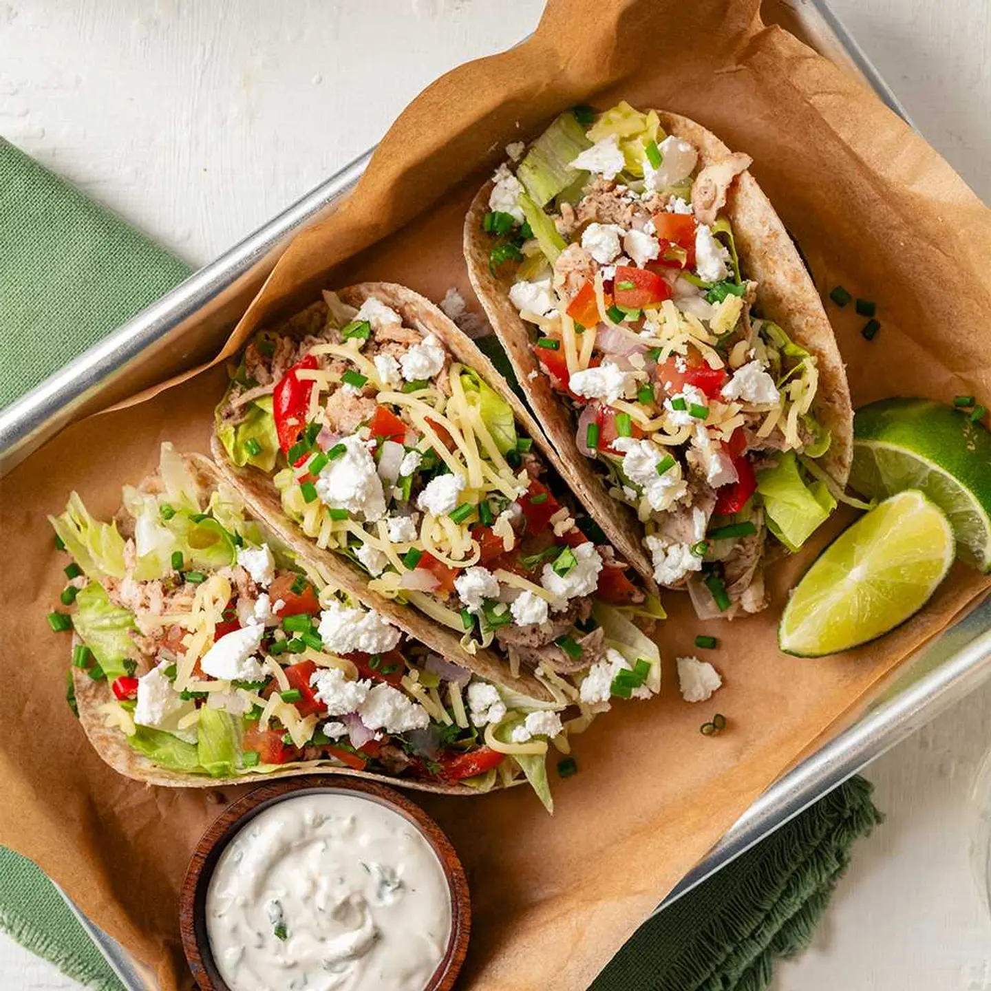 Chicken Shawarma Taco (Low Carb)