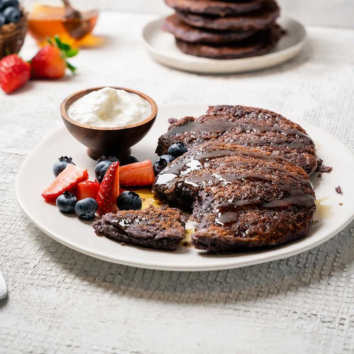 Blueberry & Banana Pancakes