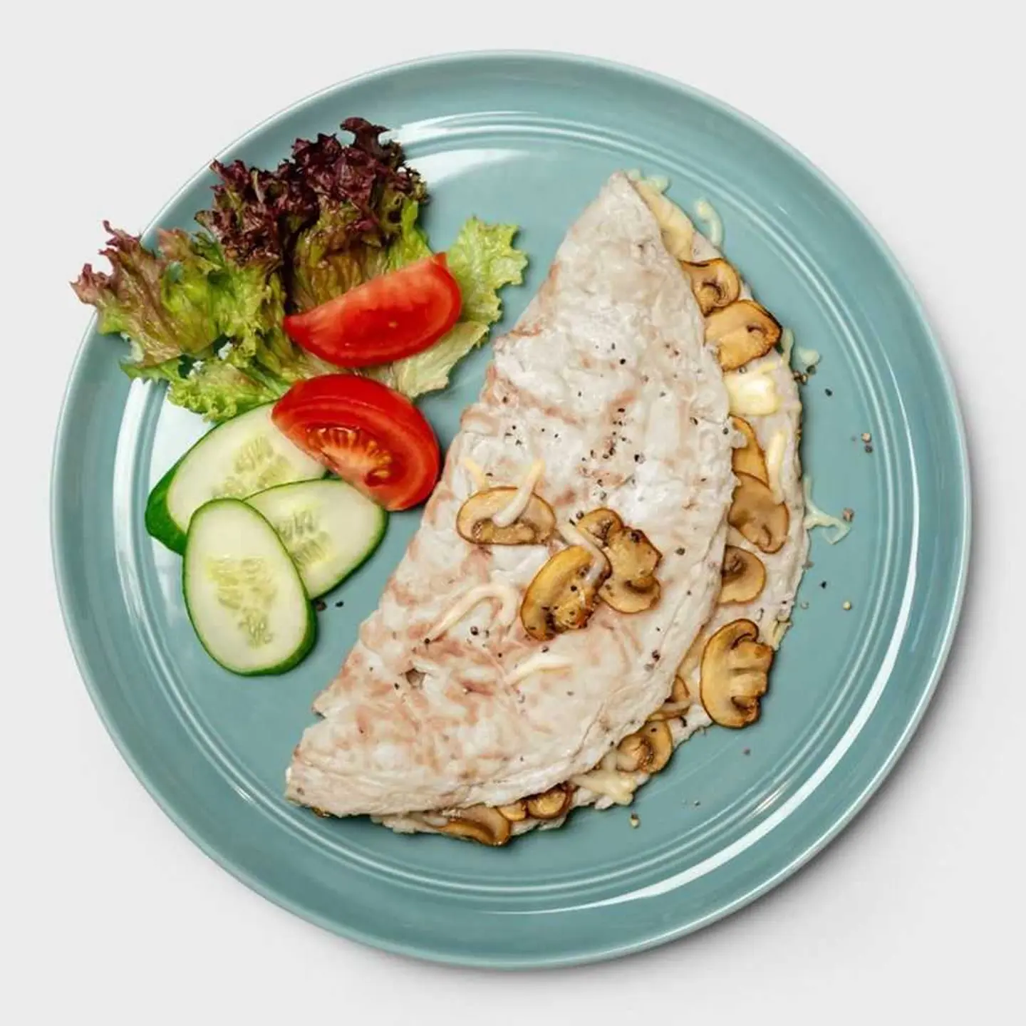 Cheese & Mushroom Omelette Egg Whites