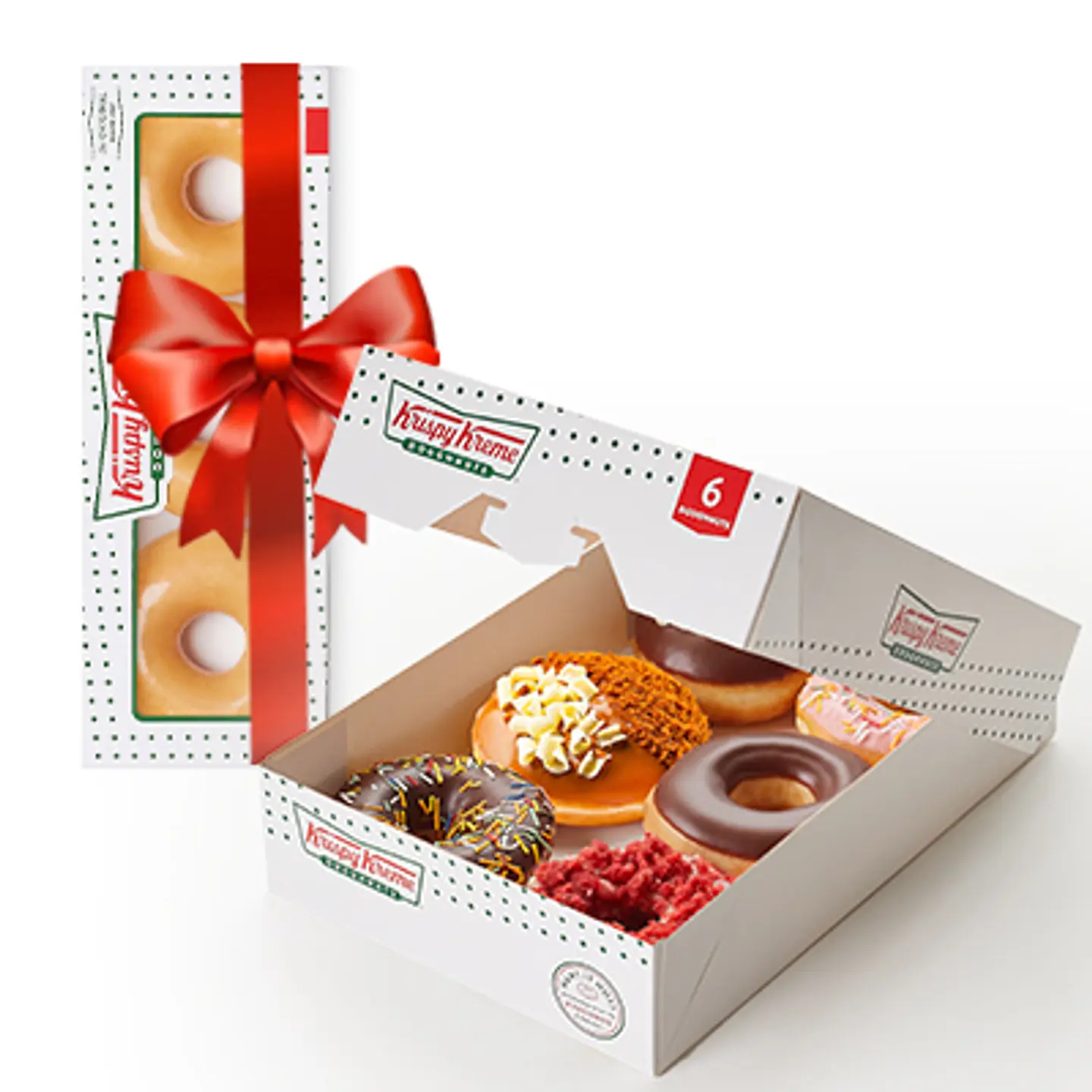 1 Premium Half Dozen + 1 Original Glazed Joy Box Free