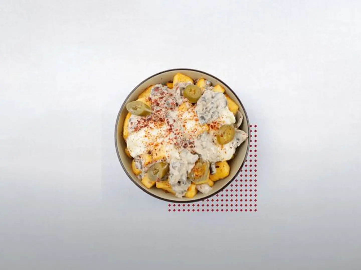 بطاطا حارة مشروم