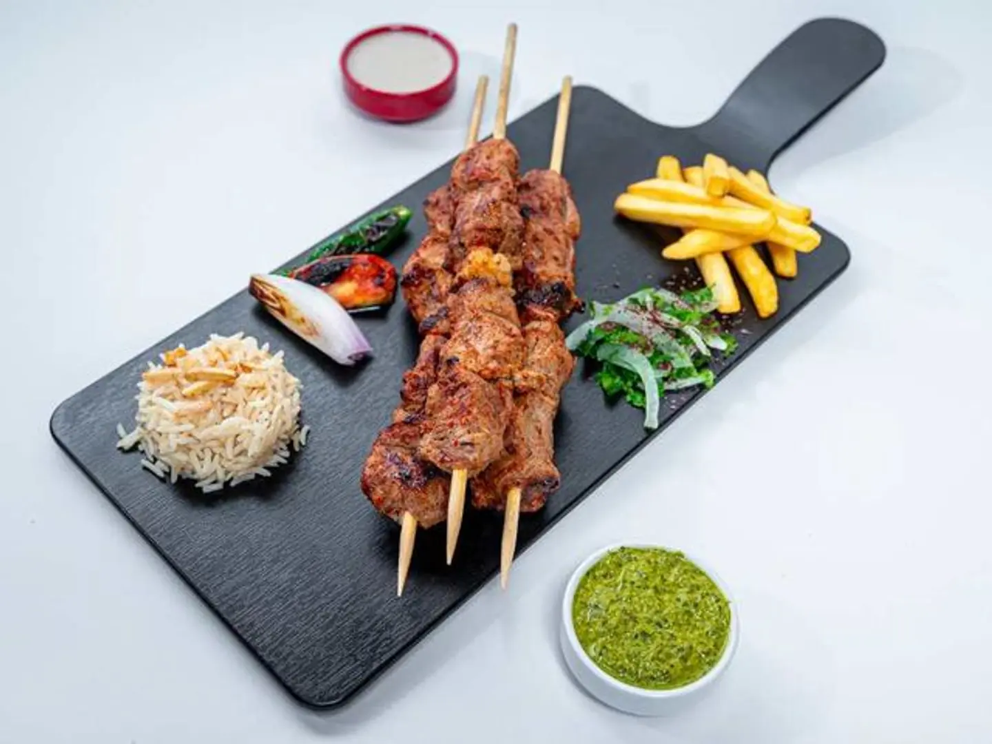 Choose Your Own Awssal Platter ( 3 Skewers )