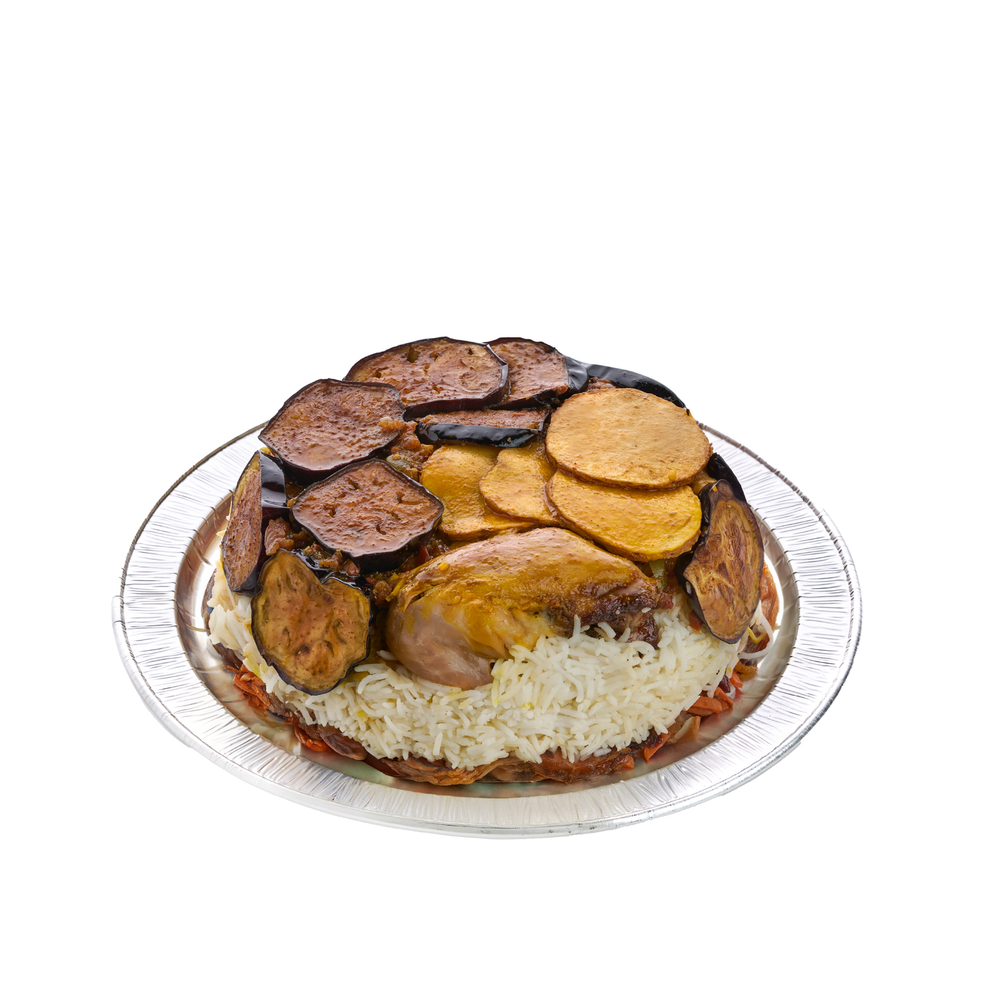 مقلوبة دجاج صغير