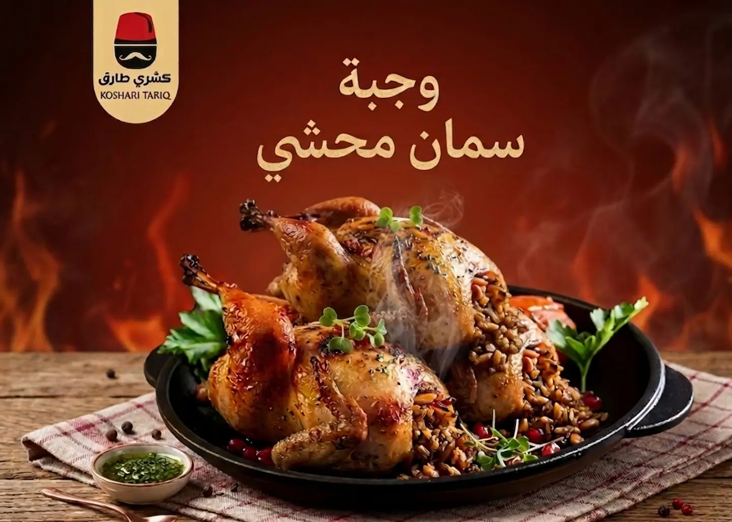 Stuffed Quail Meal