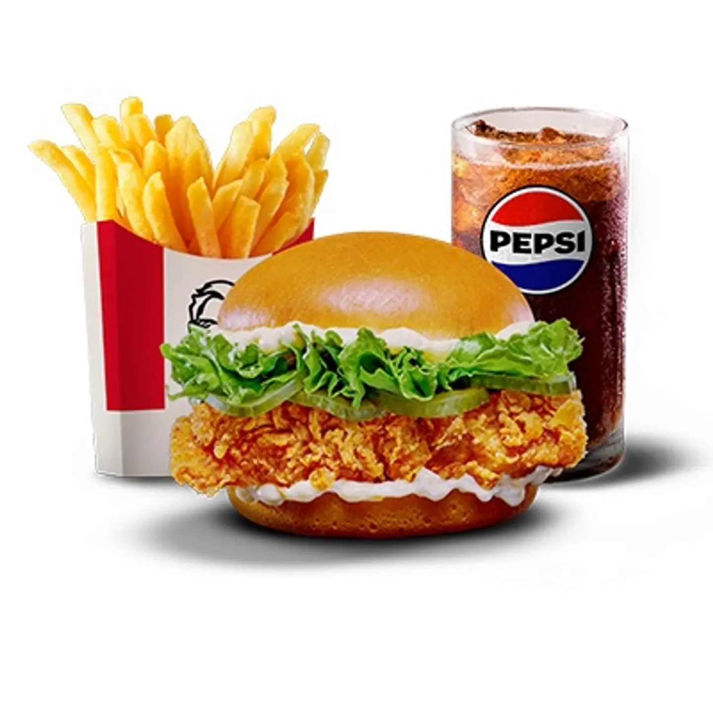 الرهيب برجر كومبو - وسط