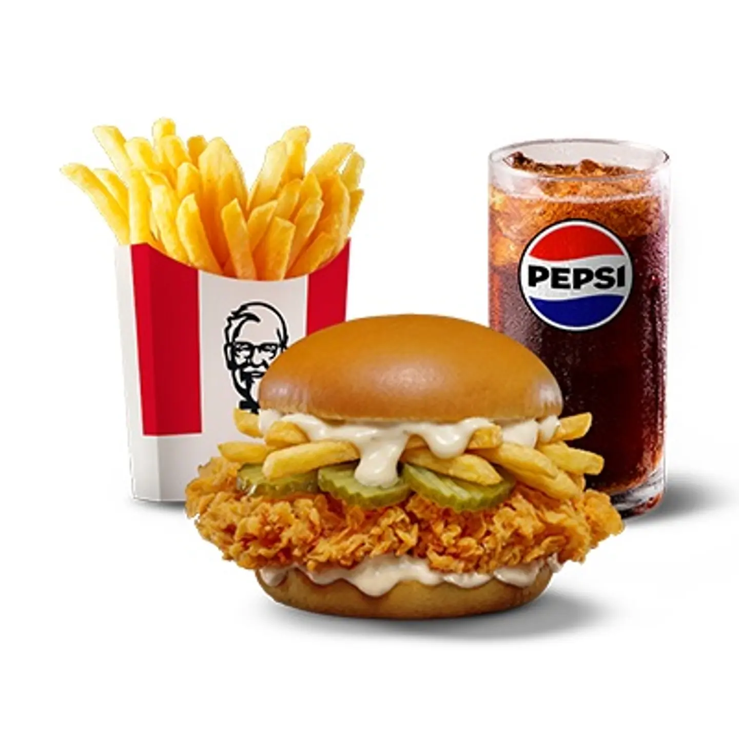 الرهيب برجر كومبو - وسط