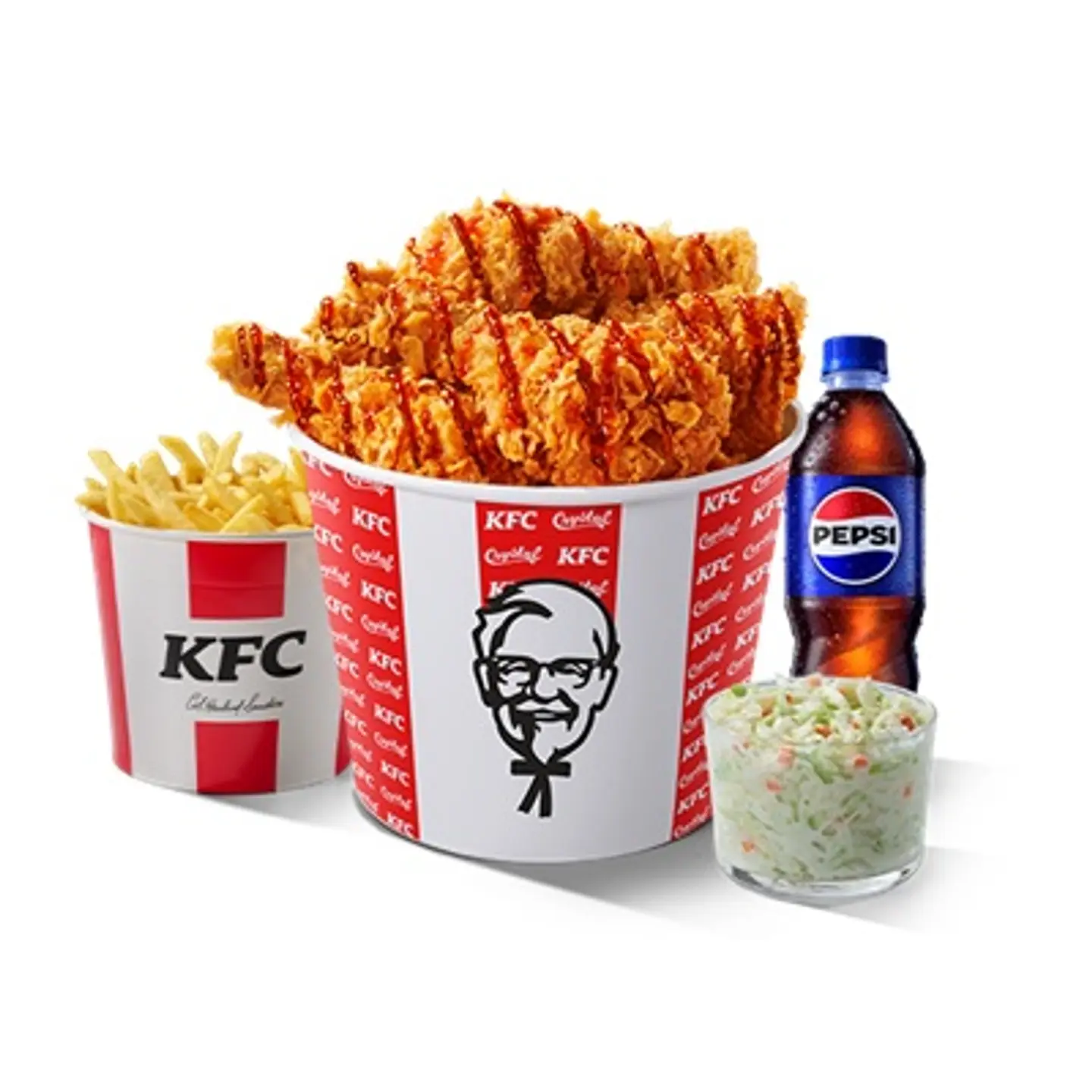 8 Pc Crystal Loaded Bucket