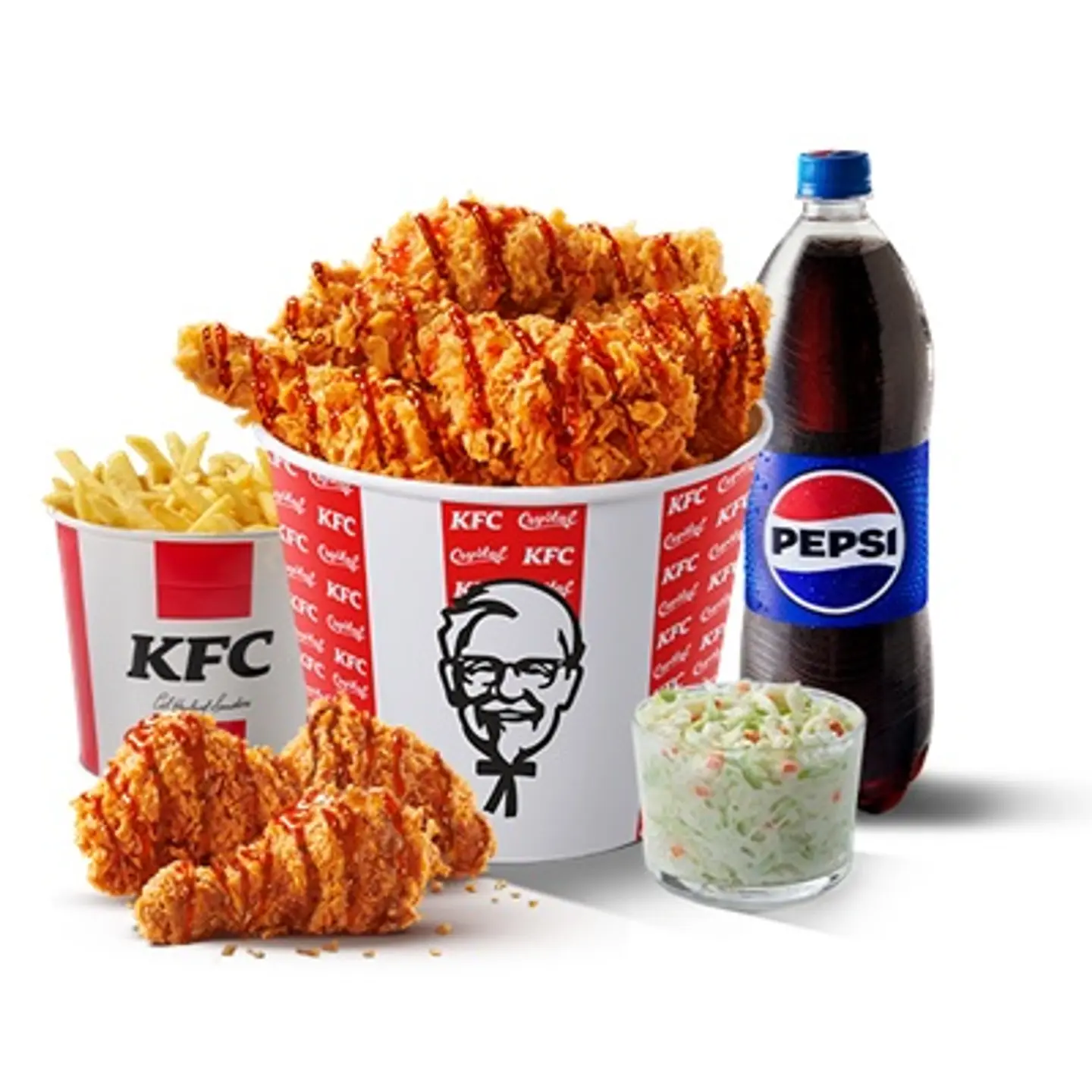 12 Pc Crystal Loaded Bucket