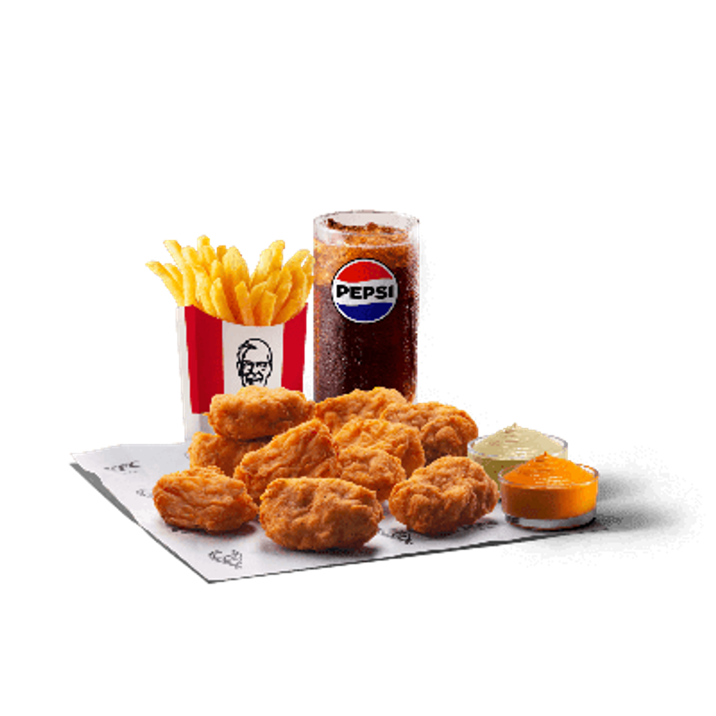 10قطع سبايسي بايتس كومبو - وسط