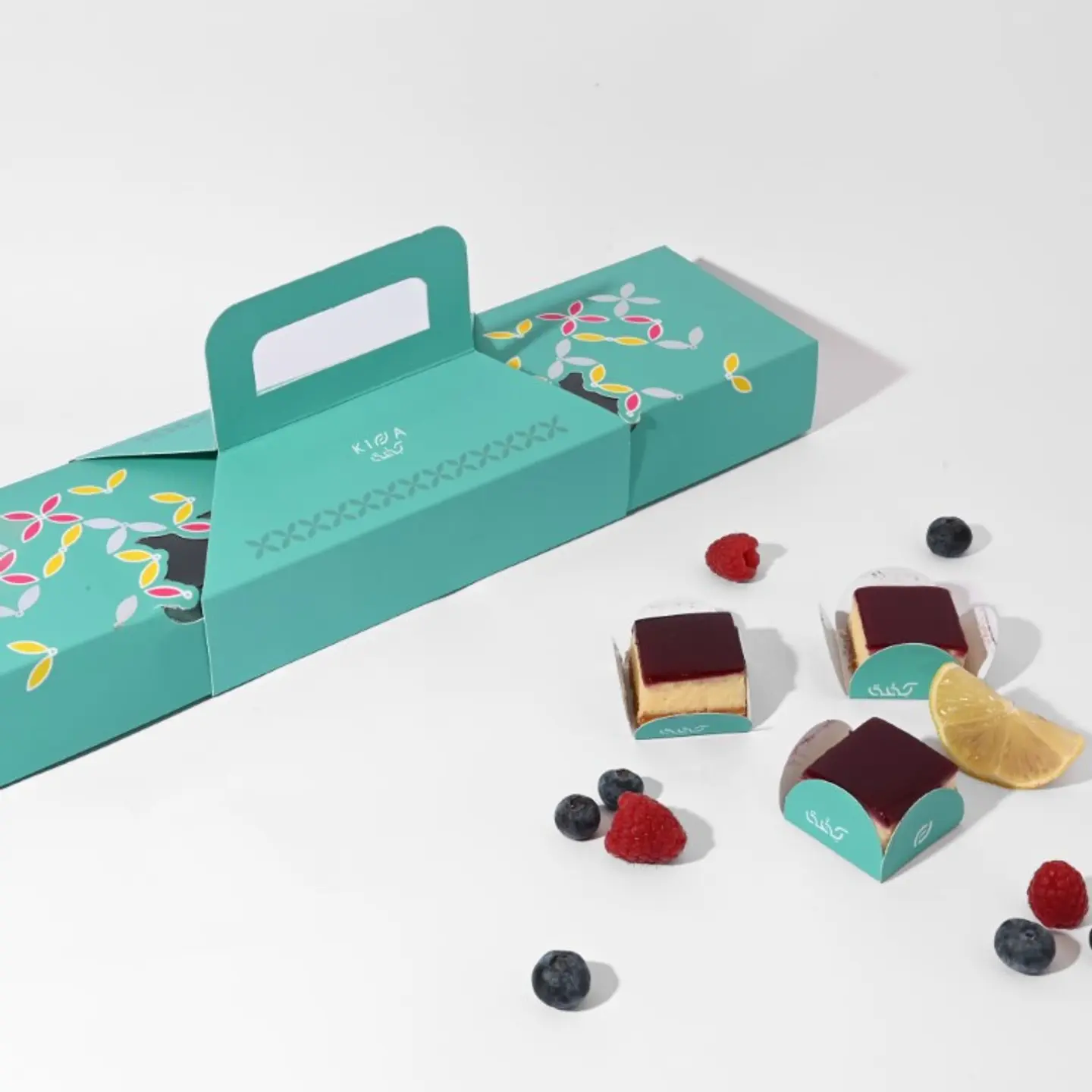 بوكس ميني تشيز كيك توت وليمون