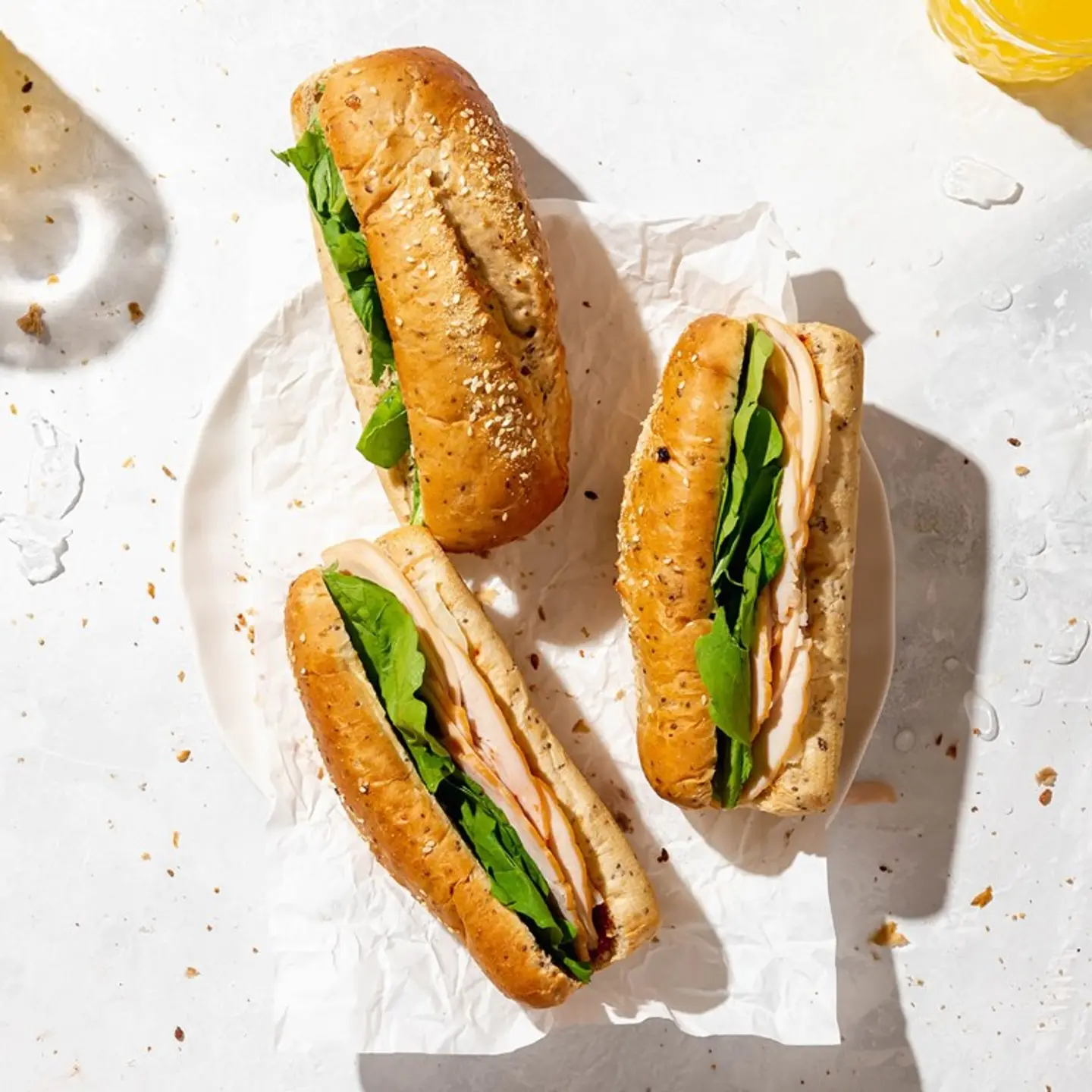 ساندوتش الديك الرومي