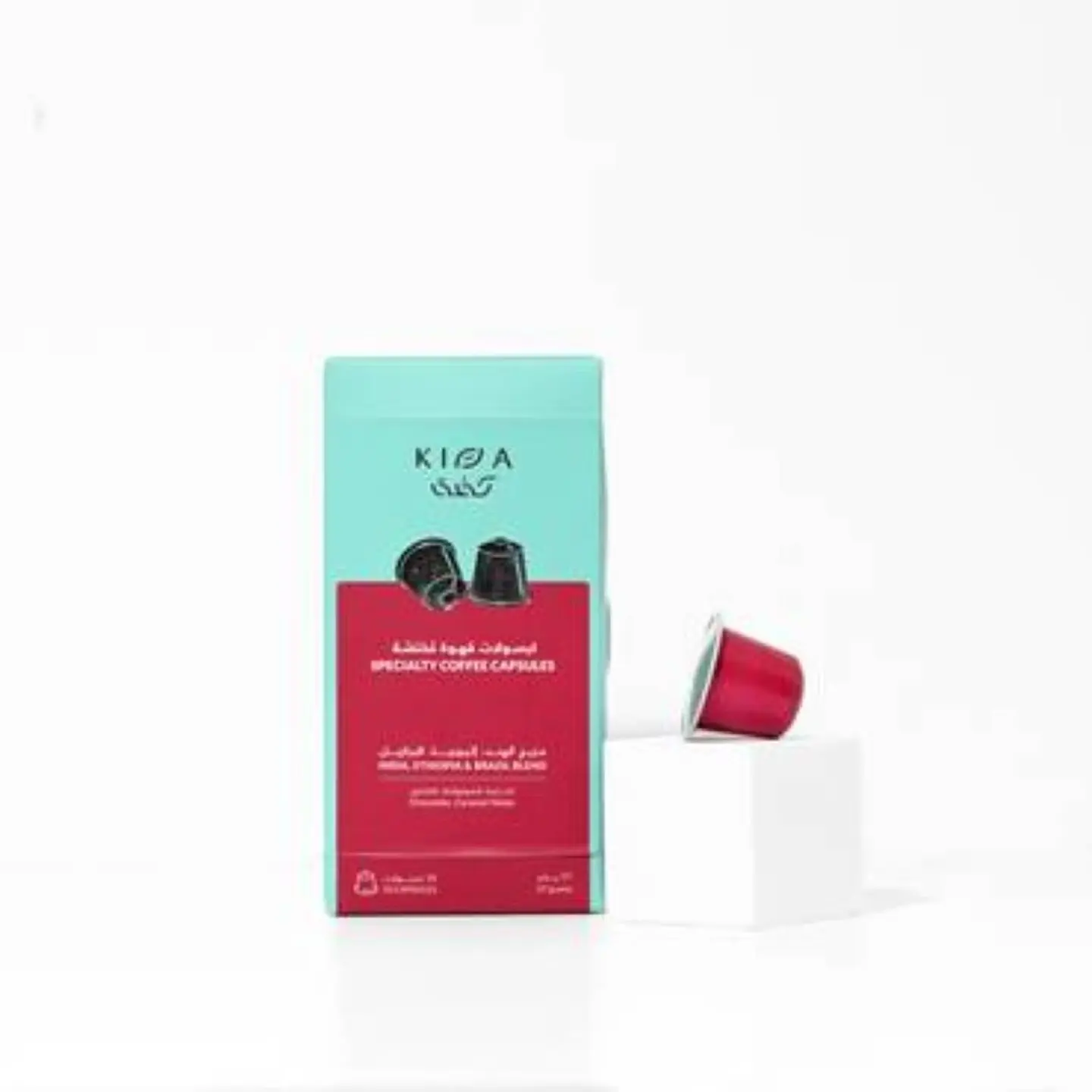 كبسولات قهوة اثيوبي برازيلي هندي