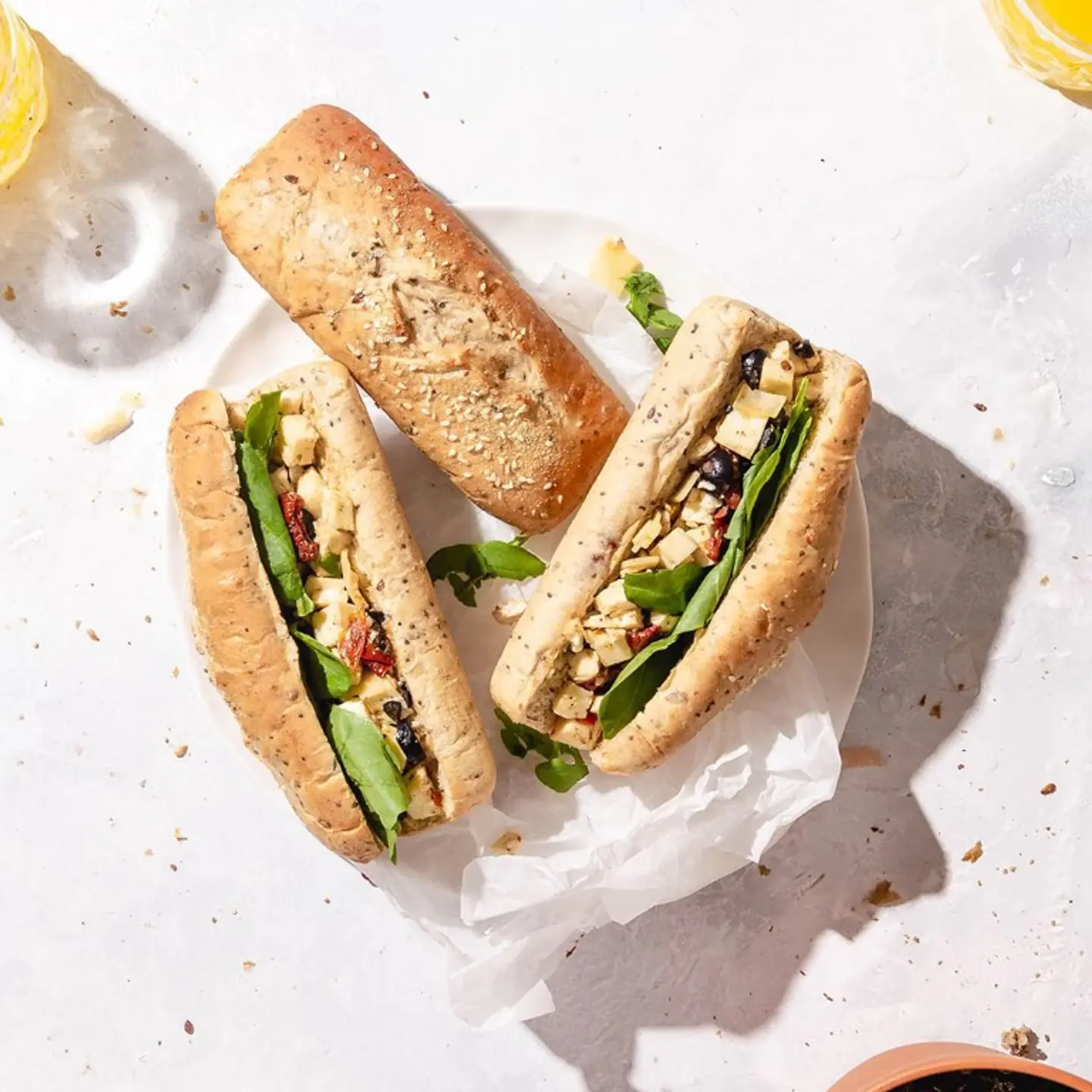 ساندوتش الحلوم والقشقوان