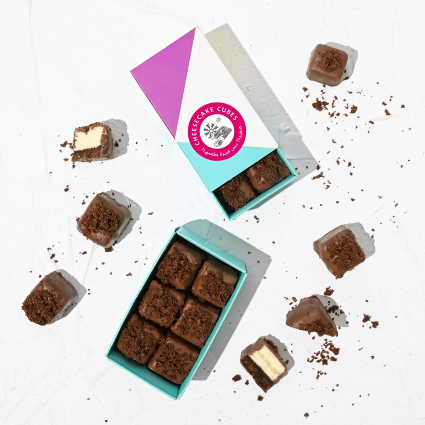 تشيز كيك كيوبز