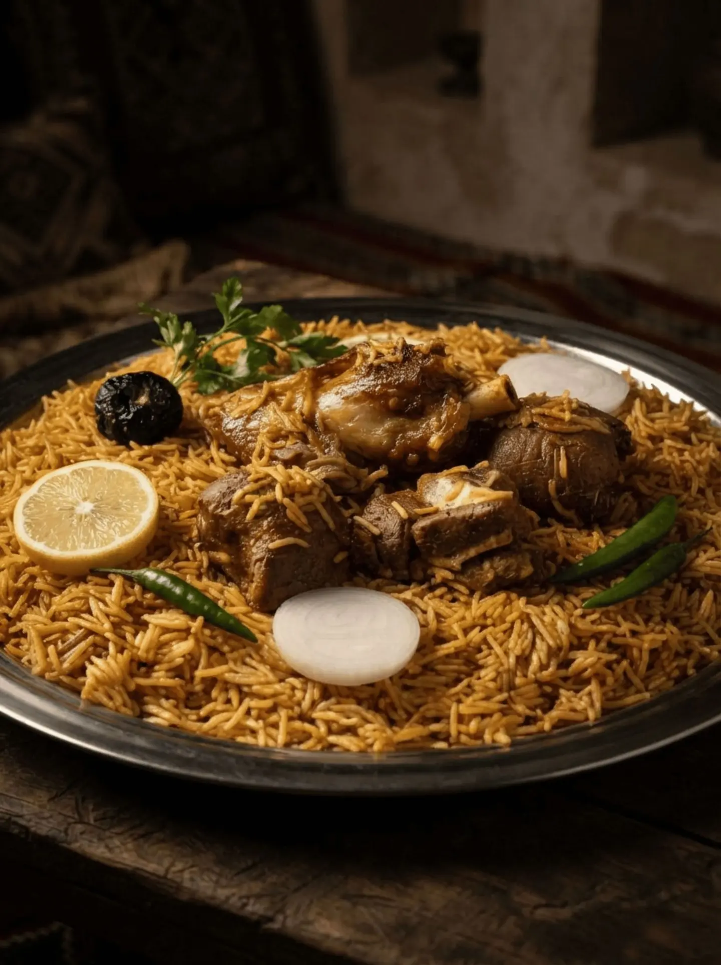 كبسة لحم طازج