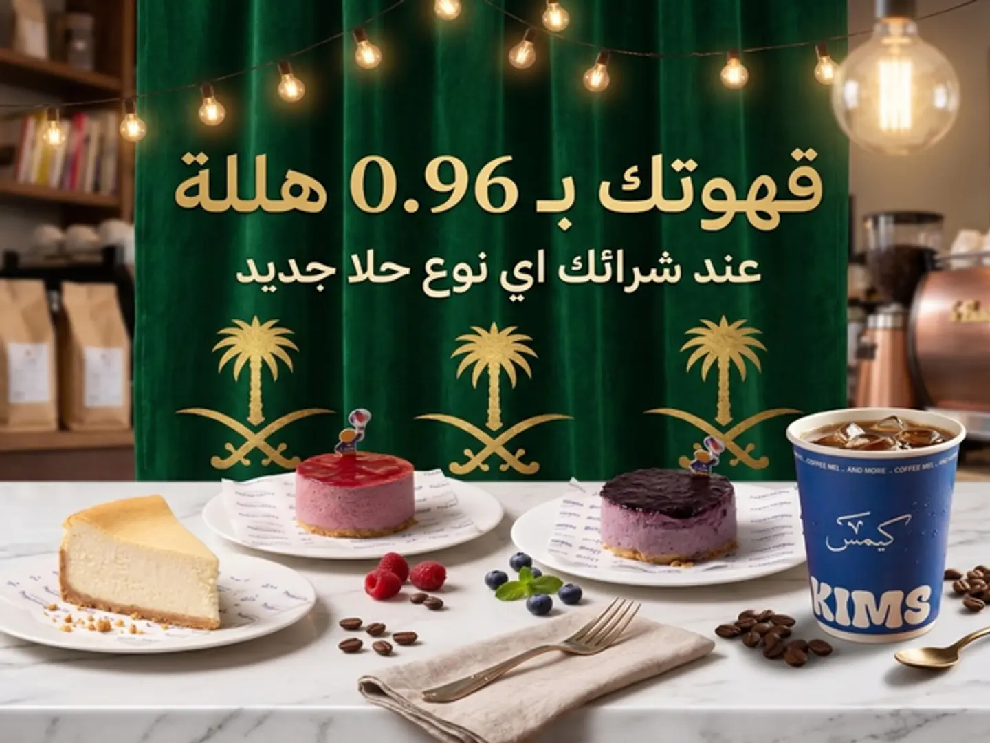 Cake + Coffee Of The Day For Only 0.96
