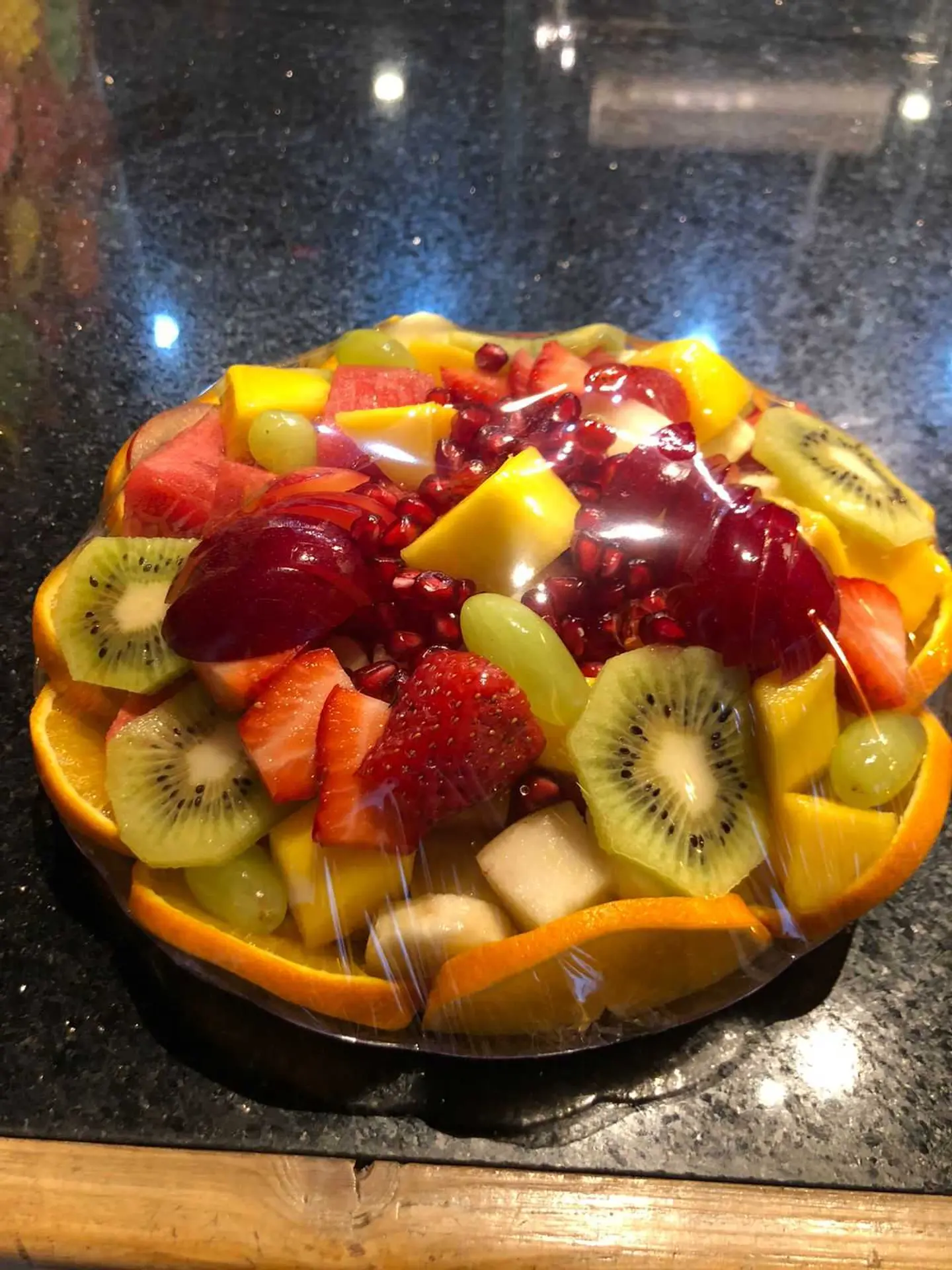 سلطة فواكة ايس كريم