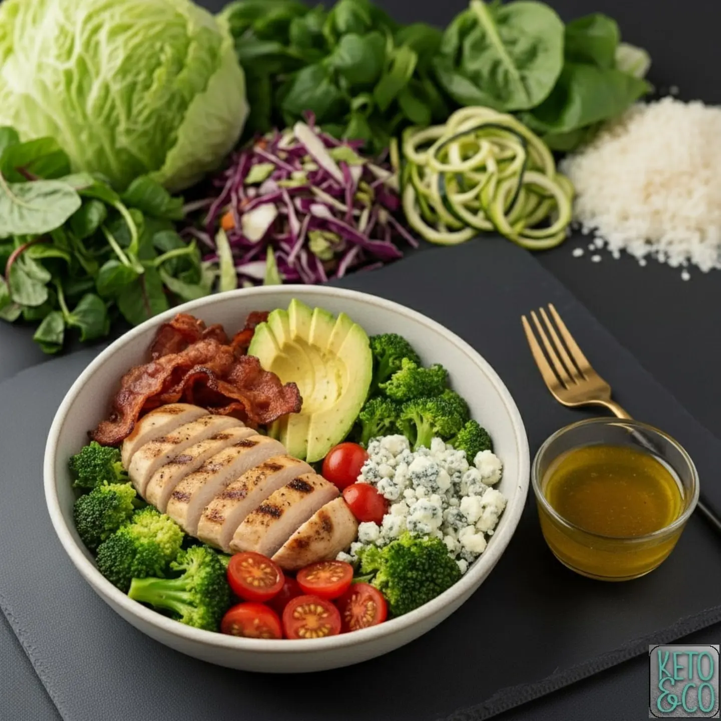 سلطة كيتو سوبر كوب