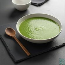 شوربة البروكلي والكراث