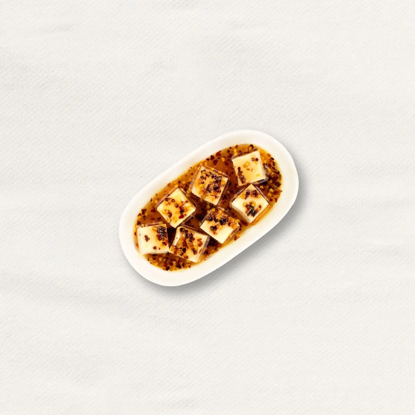 Feta Cubes With Chilli Honey