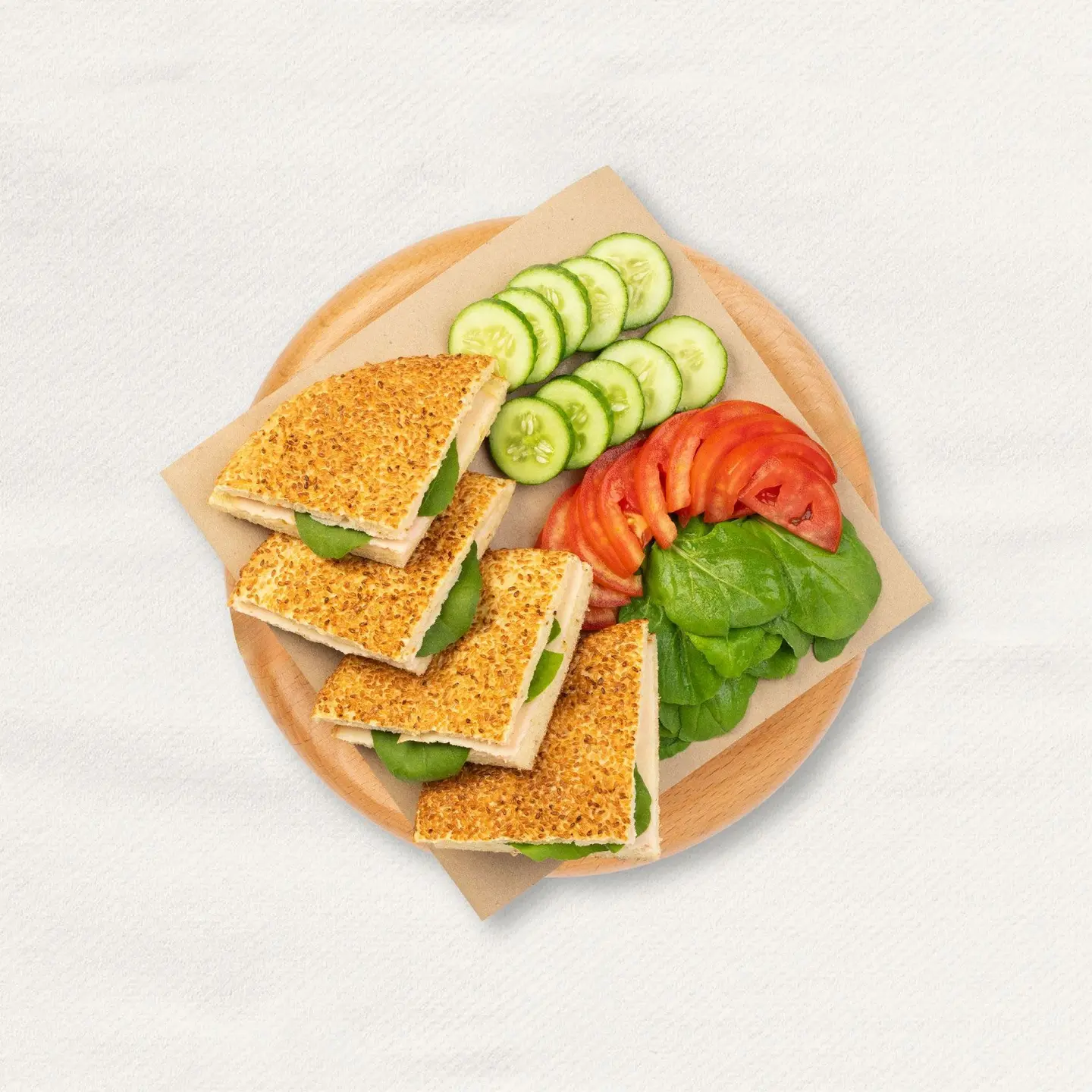 Smoked Turkey & Cheese Sesame Kaak