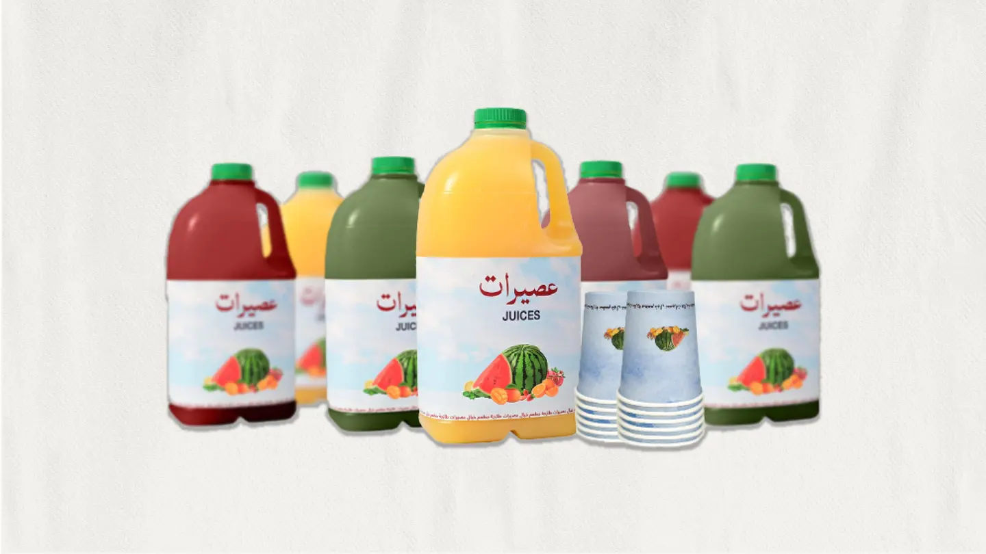 عصير طازج ٢ لتر