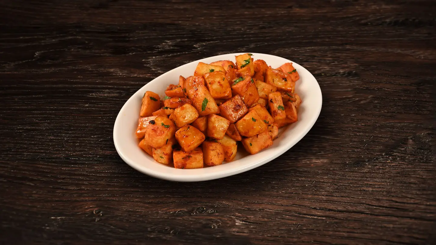Spicy Potato Cubes