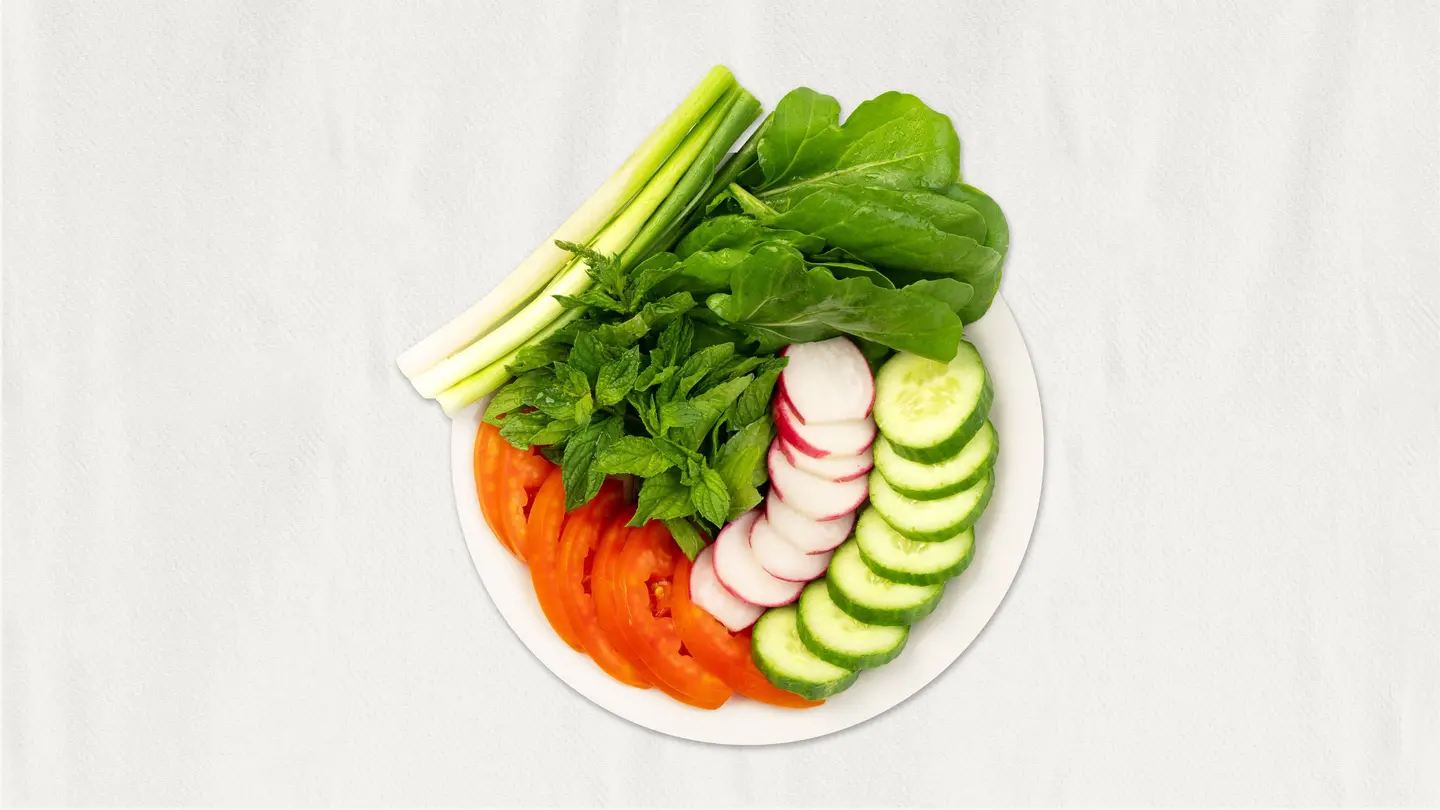 طبق الخضروات