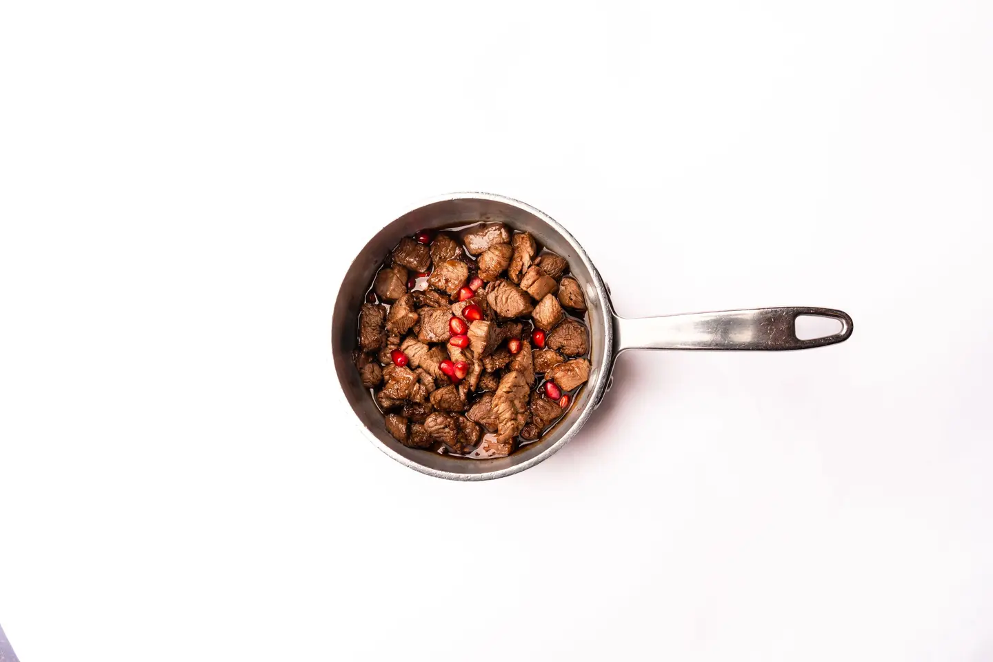 Diced Meat With Pomegranate Molasse