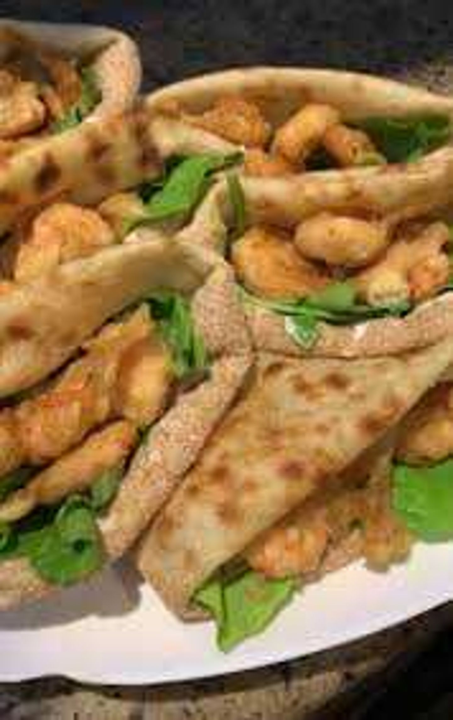 Potato And Shrimp Sandwich