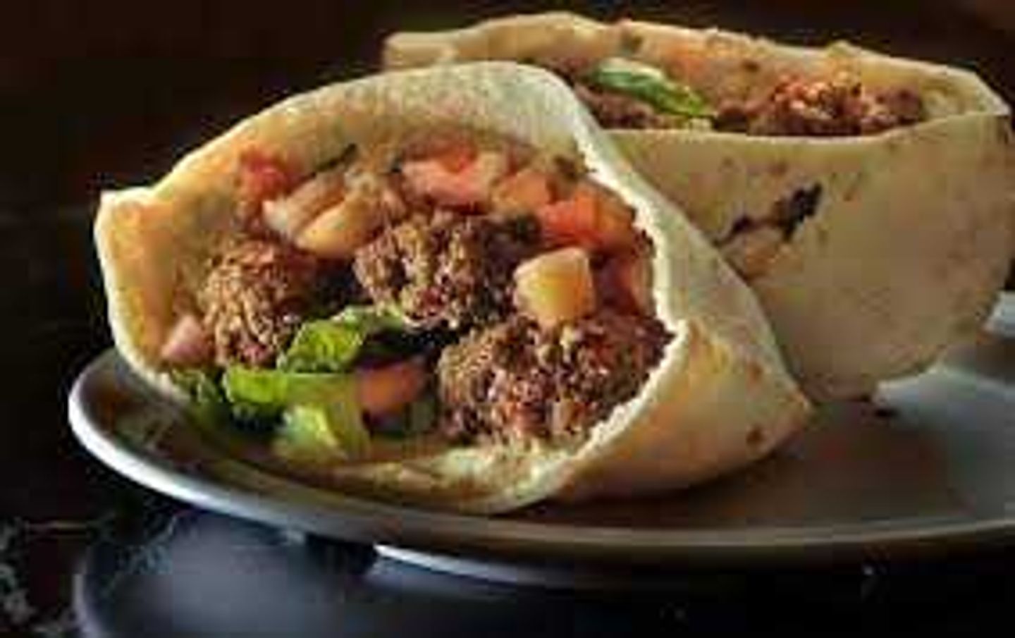 Foul Sandwich With Falafel