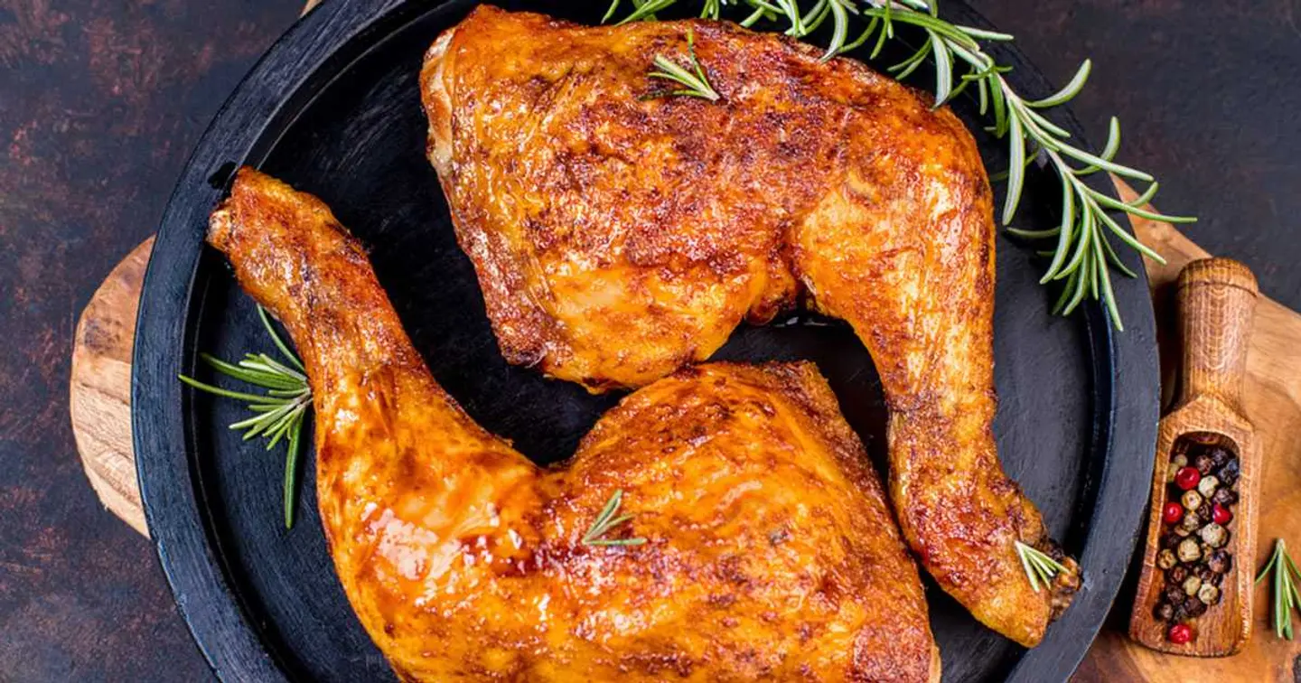 دجاج فرن نصف